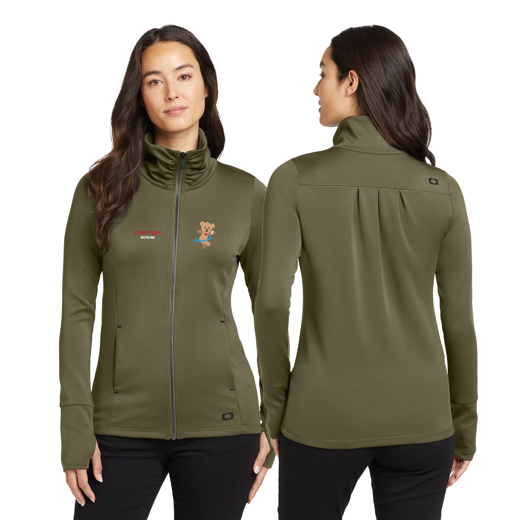 ECMO TEAM OGIO Women's Modern Performance Full-Zip