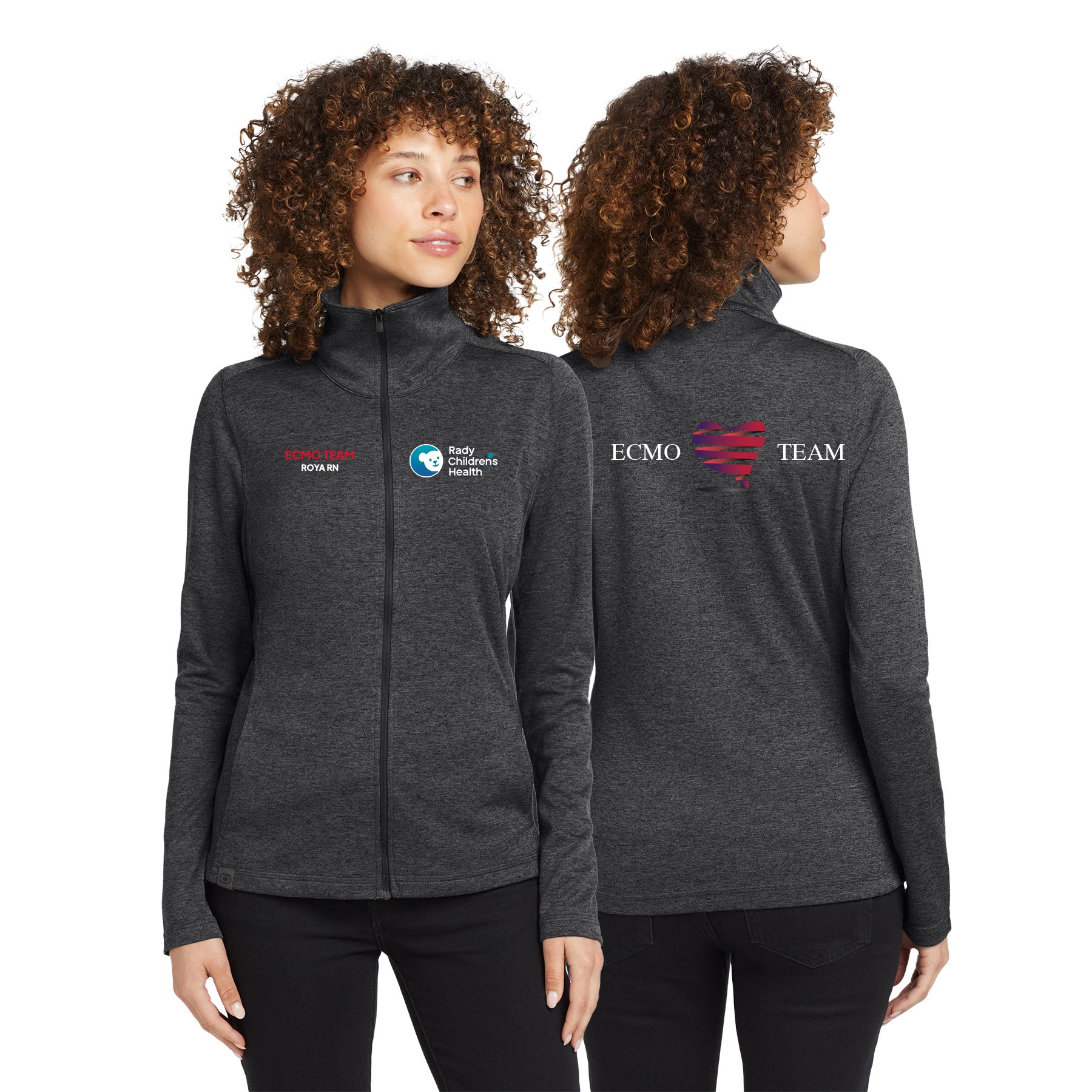 ECMO TEAM OGIO Women's Pixel Full-Zip