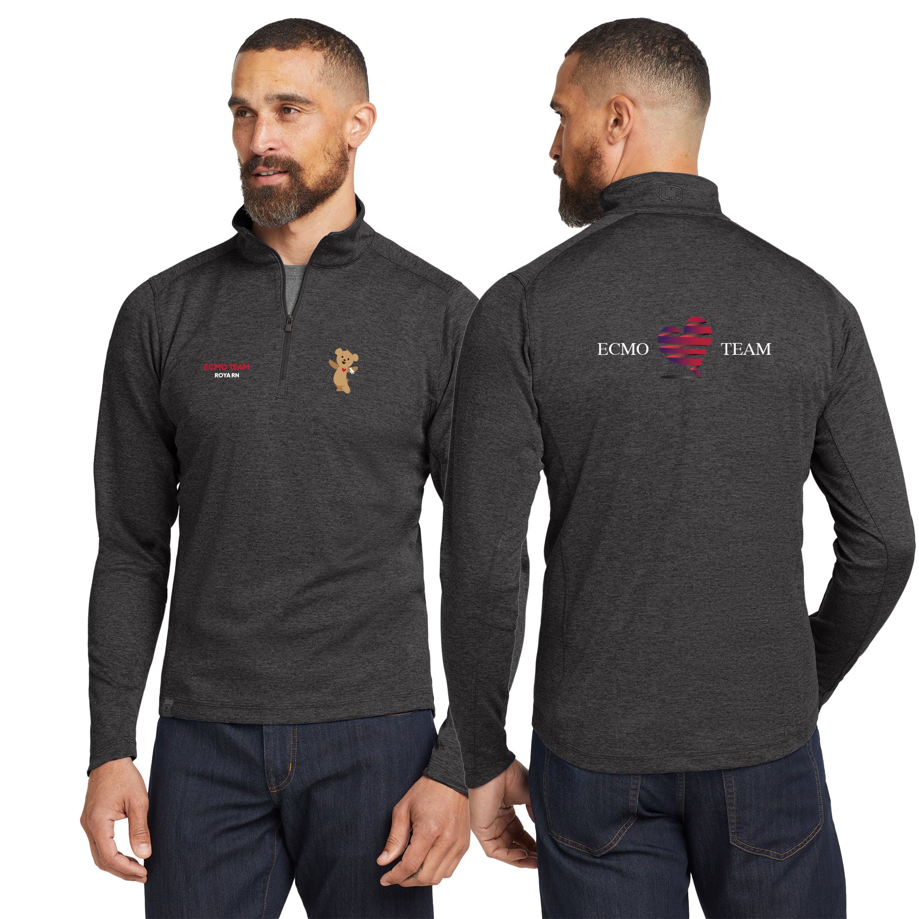 ECMO TEAM OGIO Pixel 1/4-Zip