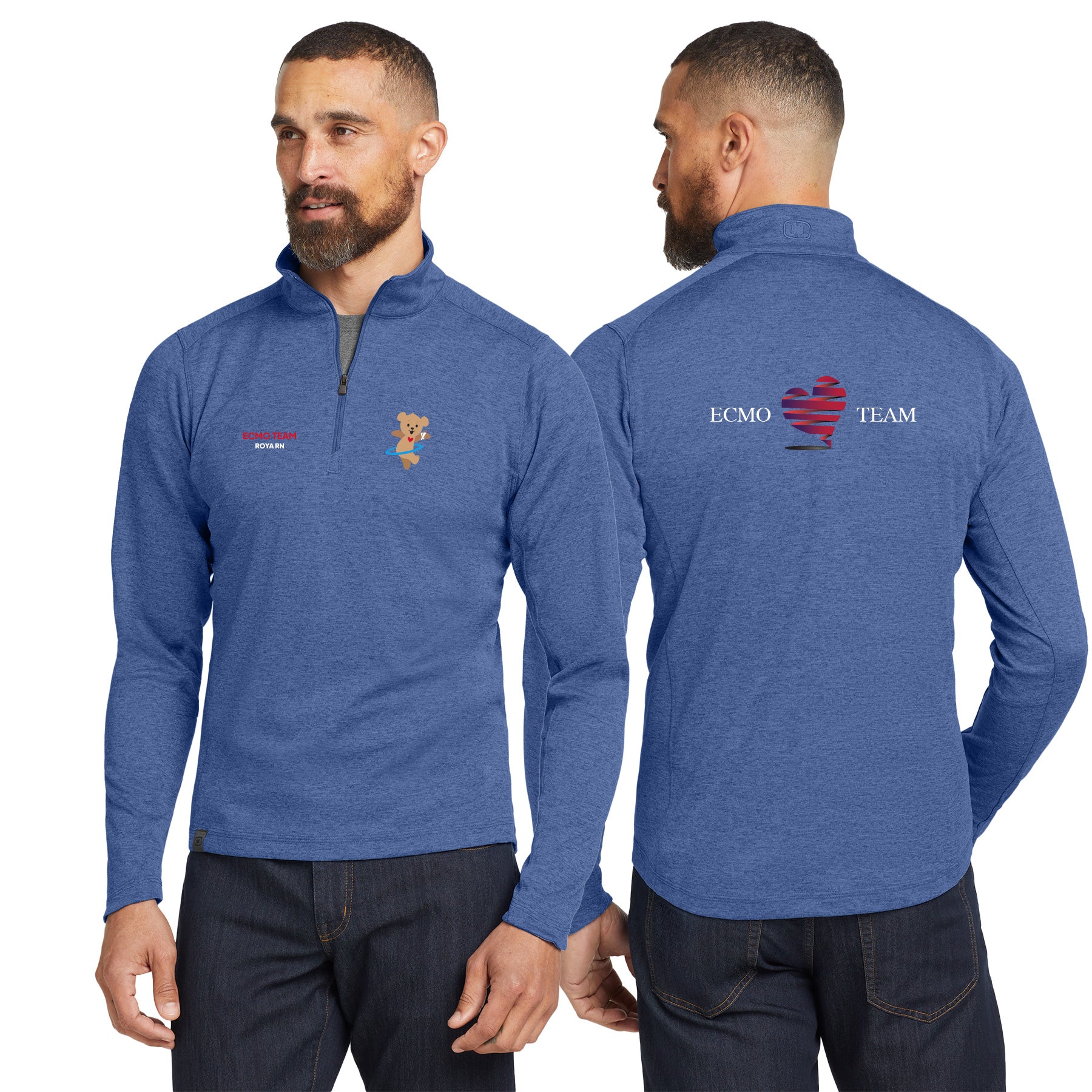 ECMO TEAM OGIO Pixel 1/4-Zip