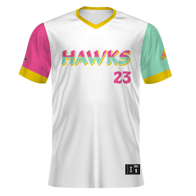 SD HAWKS CITY CONNECT FREESTYLE SUBLIMATED LIGHTWEIGHT V-NECK JERSEY