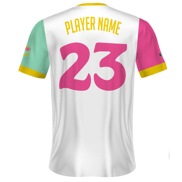 SD HAWKS CITY CONNECT FREESTYLE SUBLIMATED LIGHTWEIGHT V-NECK JERSEY