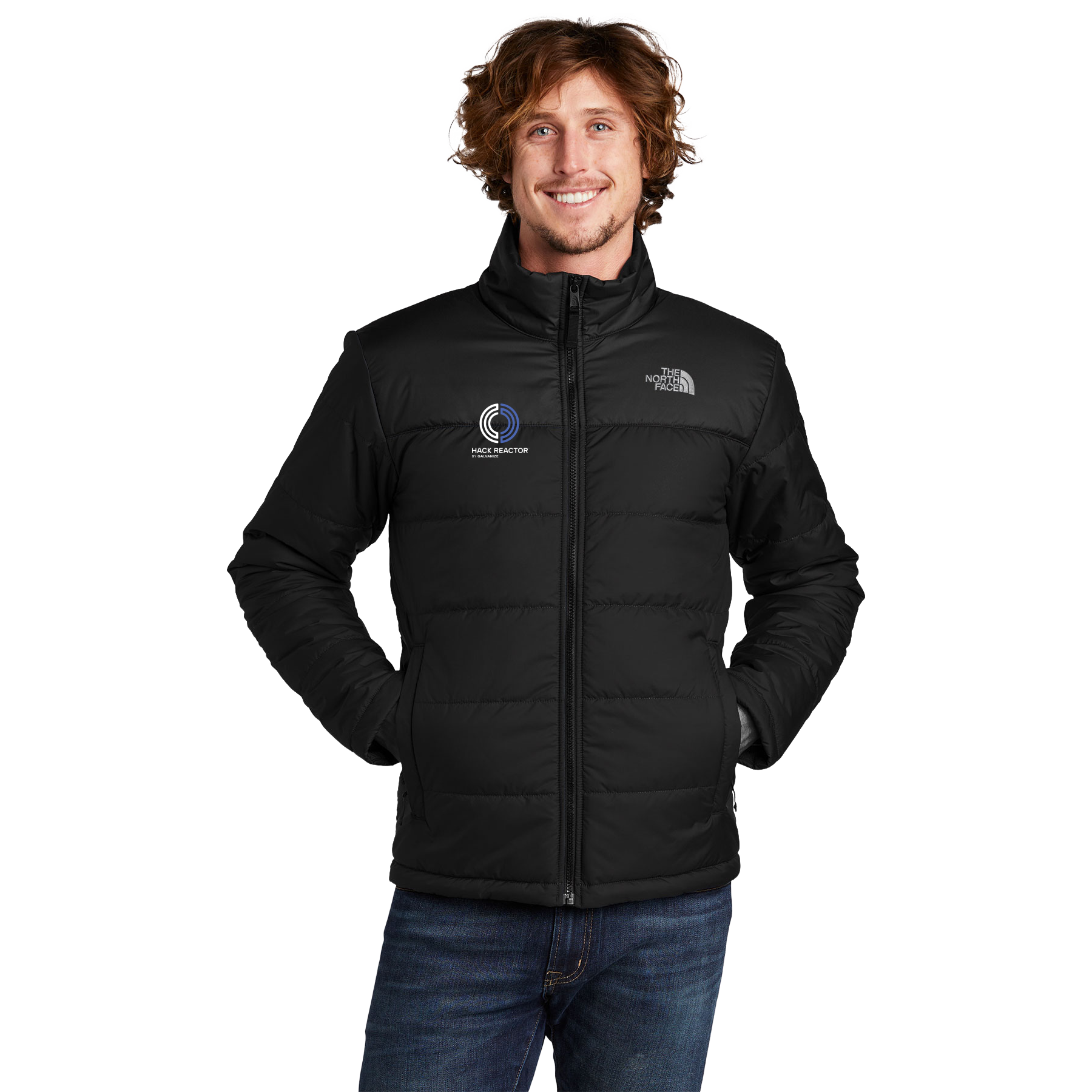 ジャケット・アウター 9090DotTrackJacket Ssize HACK HACKR THE NORTH FACE CHEST LOGO EVERYDAY INSULATED JACKET