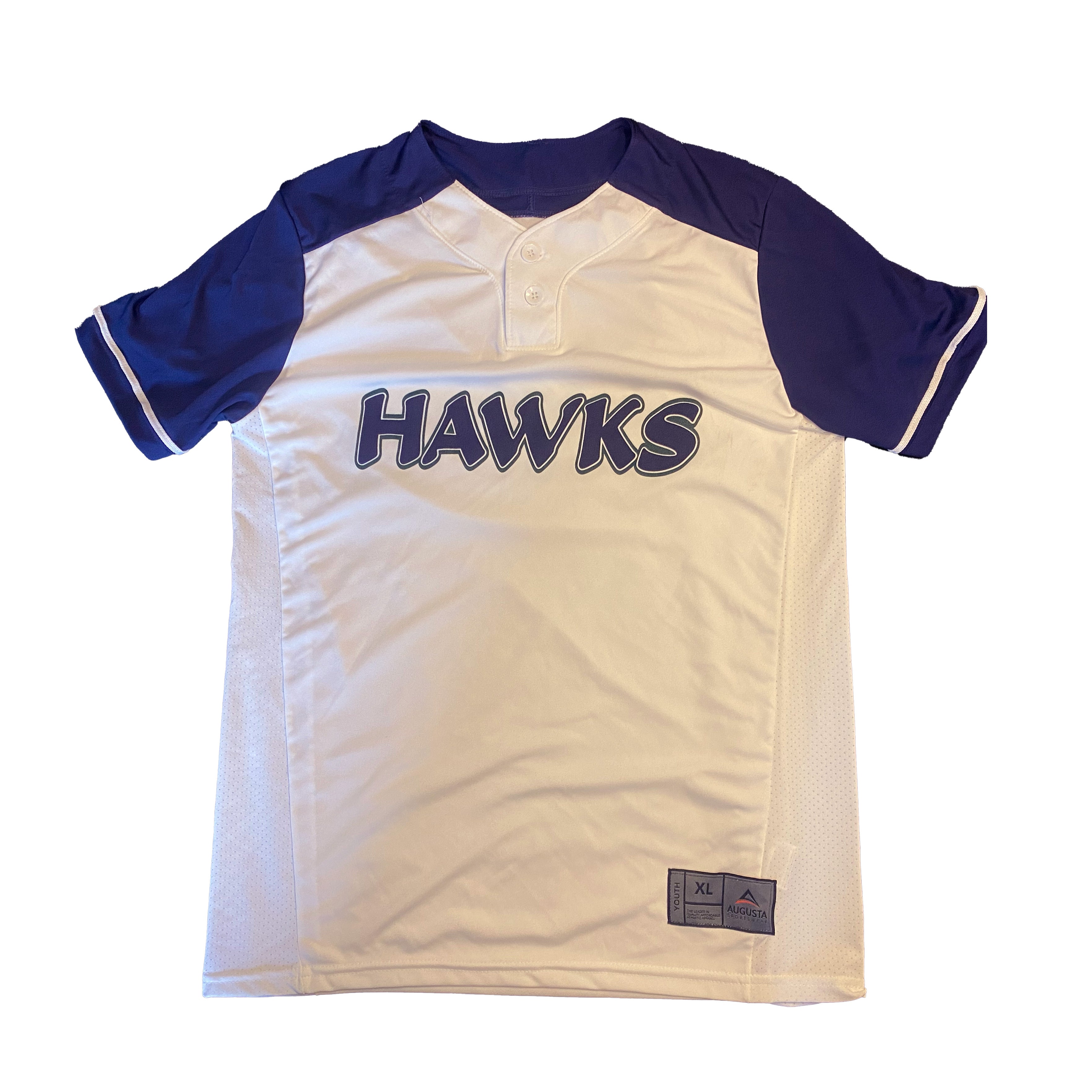 HAWKS WHITE JERSEY