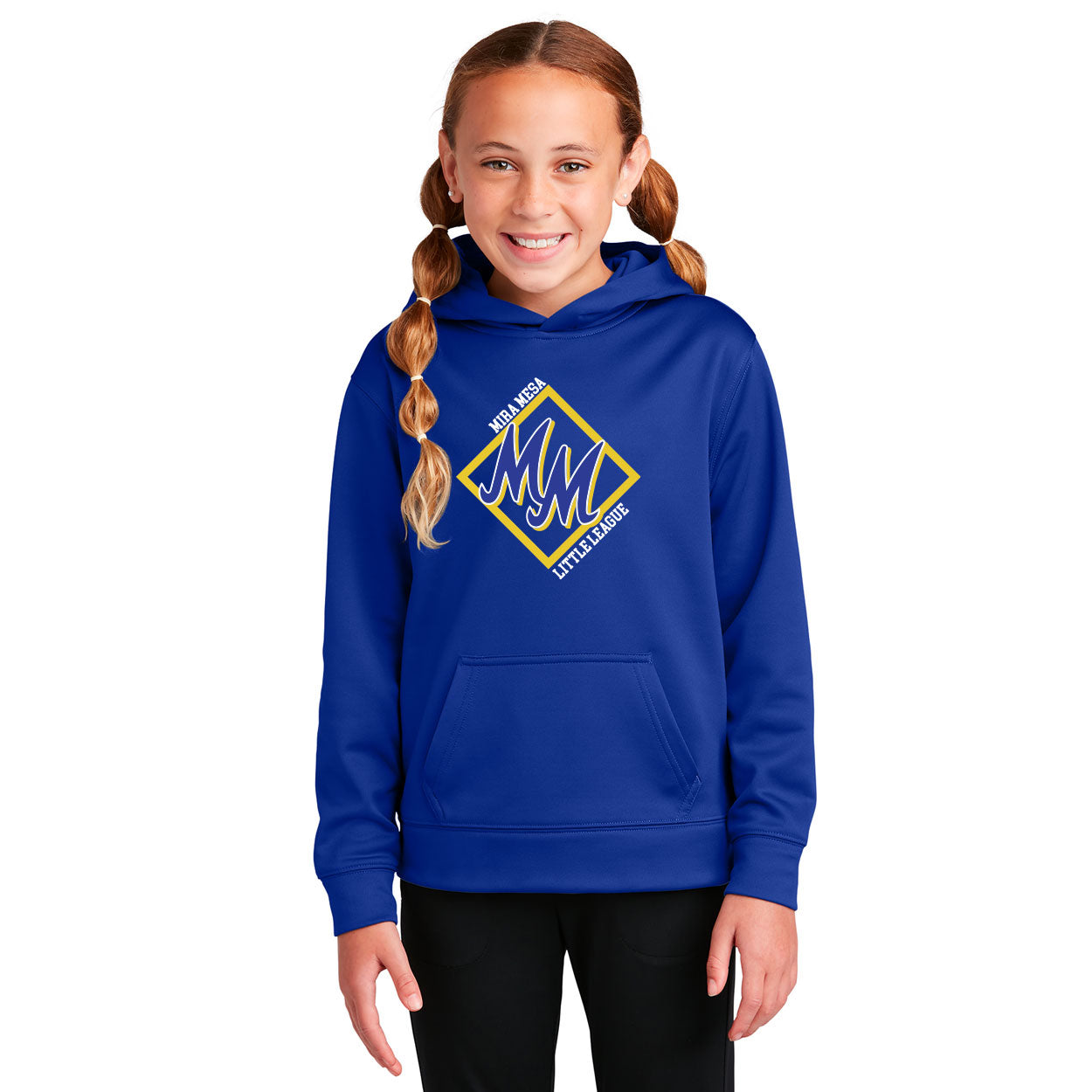 MIRA MESA LITTLE LEAGUE MM DIAMOND PERFORMANCE HOODED SWEATSHIRT
