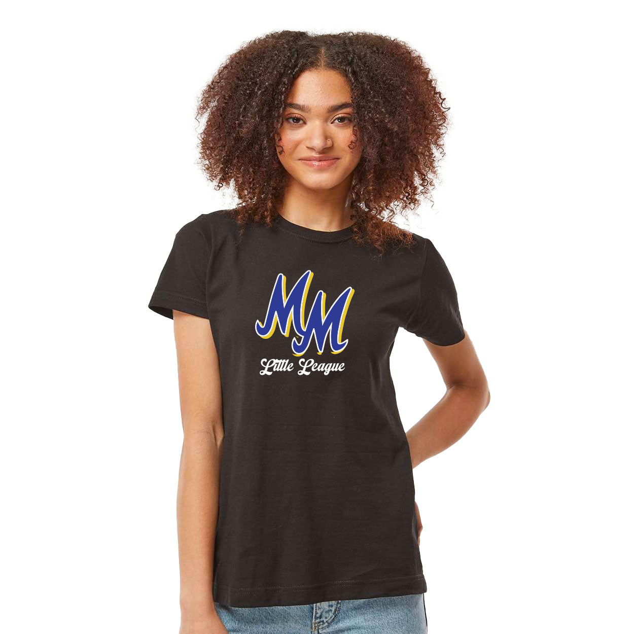 MIRA MESA LITTLE LEAGUE MM SCRIPT SLIM FIT JERSEY TEE