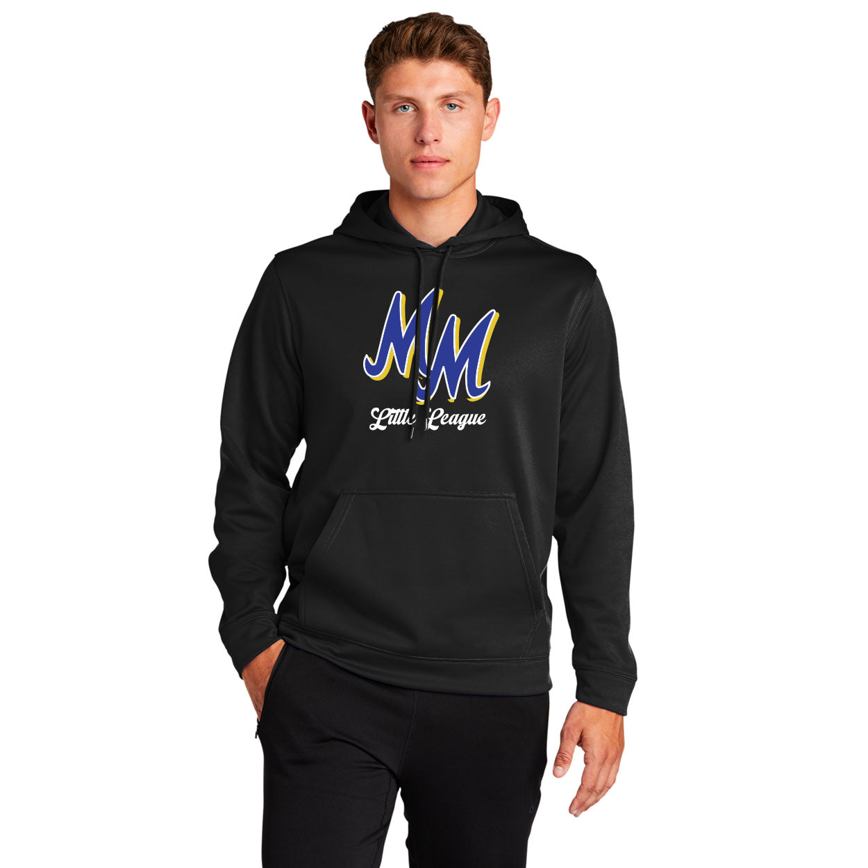 MIRA MESA LITTLE LEAGUE MM SCRIPT PERFORMANCE HOODED SWEATSHIRT