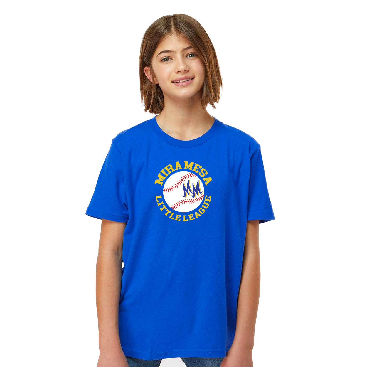 MIRA MESA LITTLE LEAGUE CIRCLE LOGO T-SHIRT