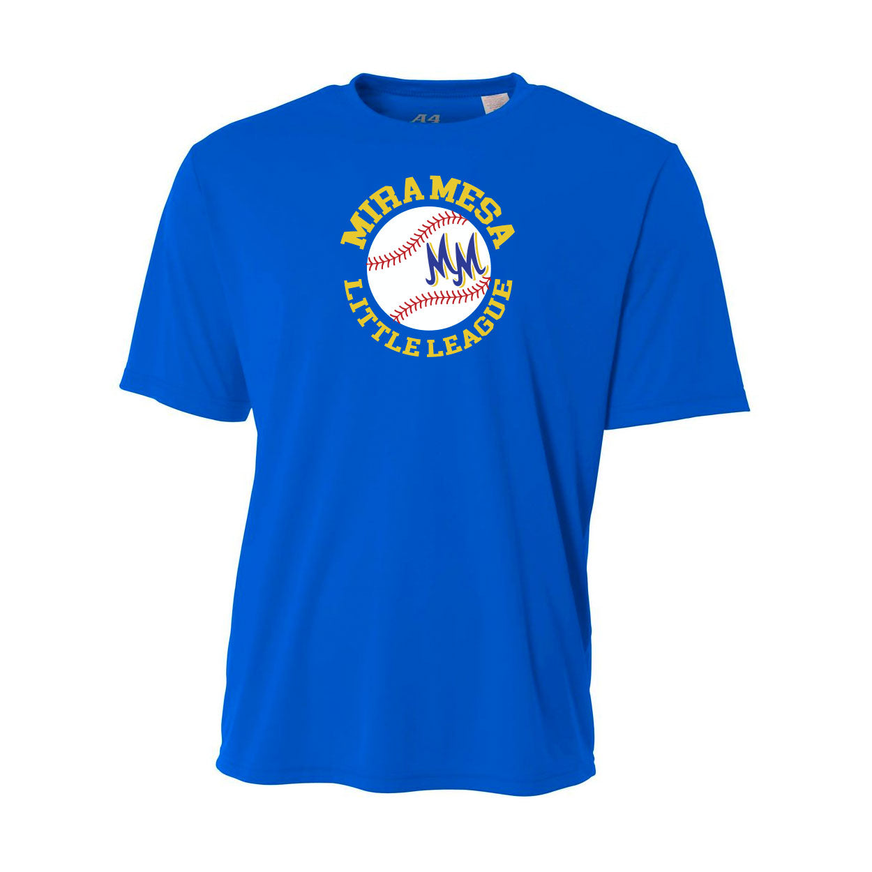 MIRA MESA LITTLE LEAGUE CIRCLE LOGO PERFORMANCE SHORT SLEEVE TEE