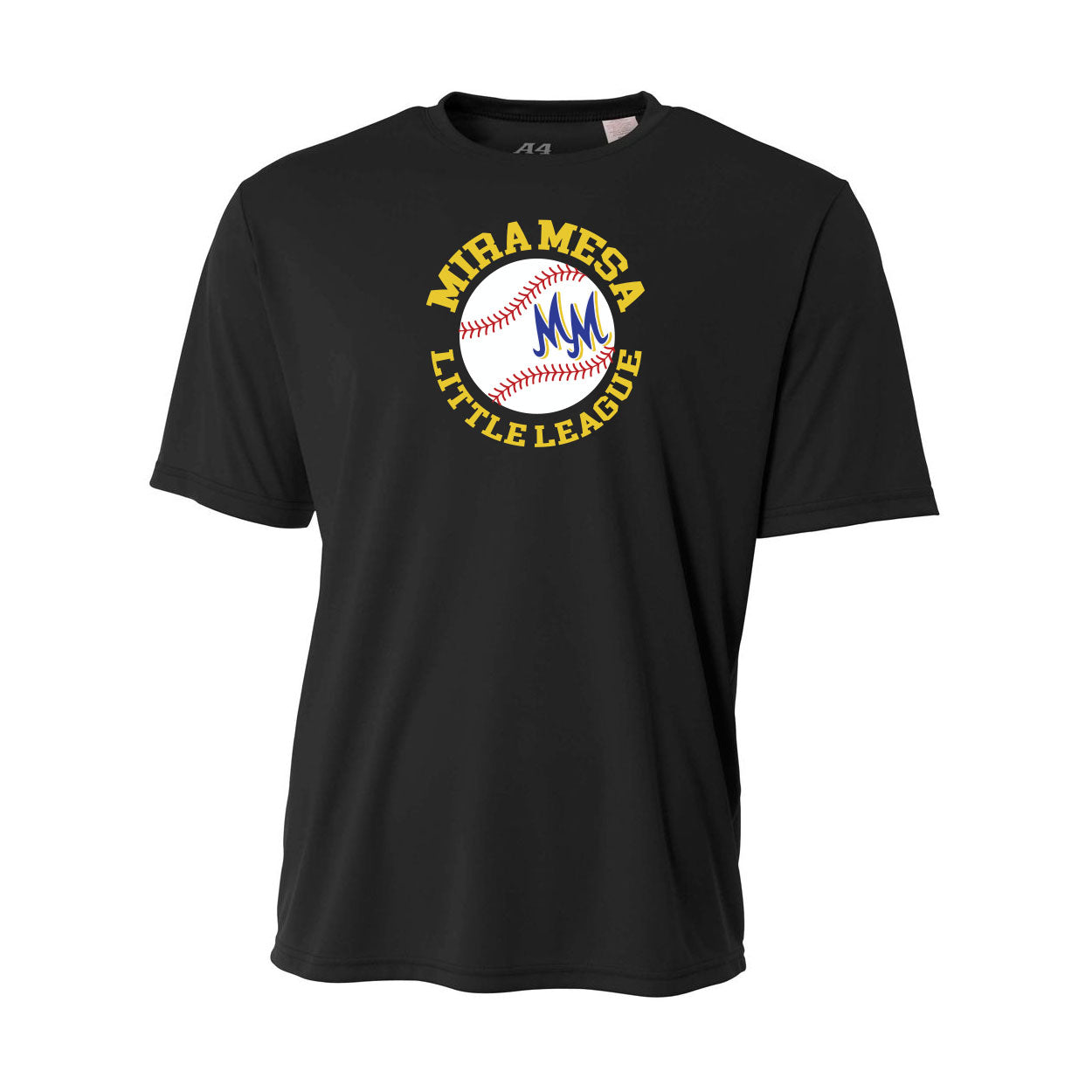MIRA MESA LITTLE LEAGUE CIRCLE LOGO PERFORMANCE SHORT SLEEVE TEE