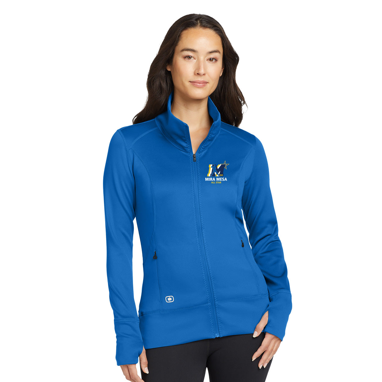 MMLL 26 ALL-STARS LOGO LEFT CHEST BLOCK OGIO ENDURANCE LADIES FULCRUM FULL-ZIP