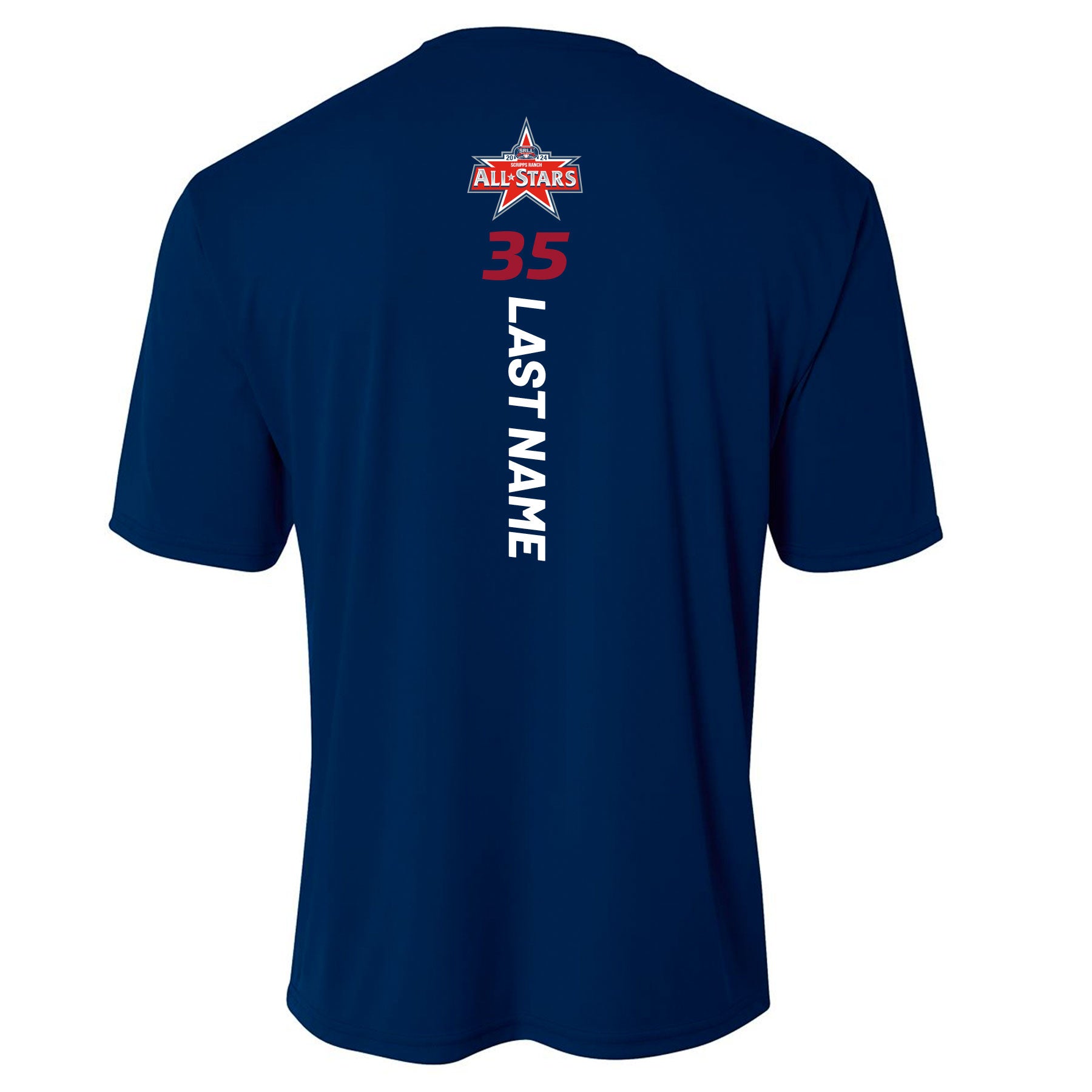2024 SRLL ALL-STARS LOGO PERFORMANCE SHORT SLEEVE TEE