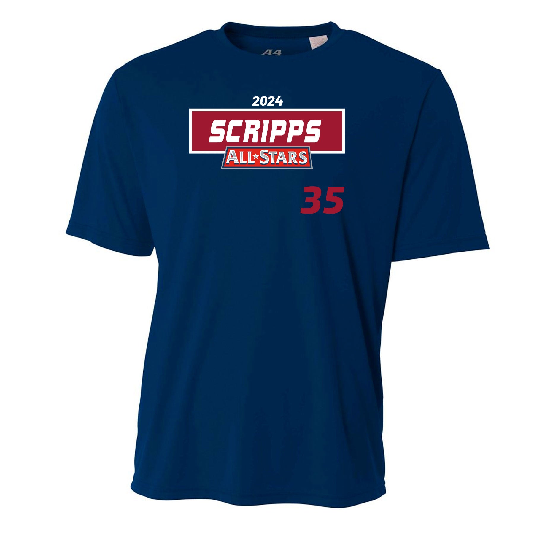 2024 SRLL ALL-STARS LOGO PERFORMANCE SHORT SLEEVE TEE