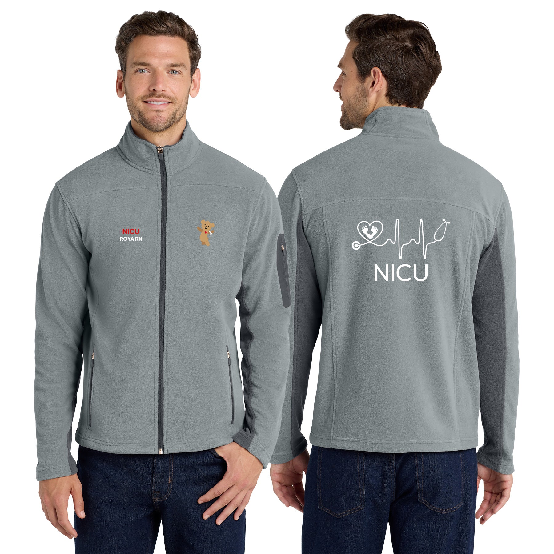 RADY NICU SUMMIT FLEECE FULL-ZIP JACKET