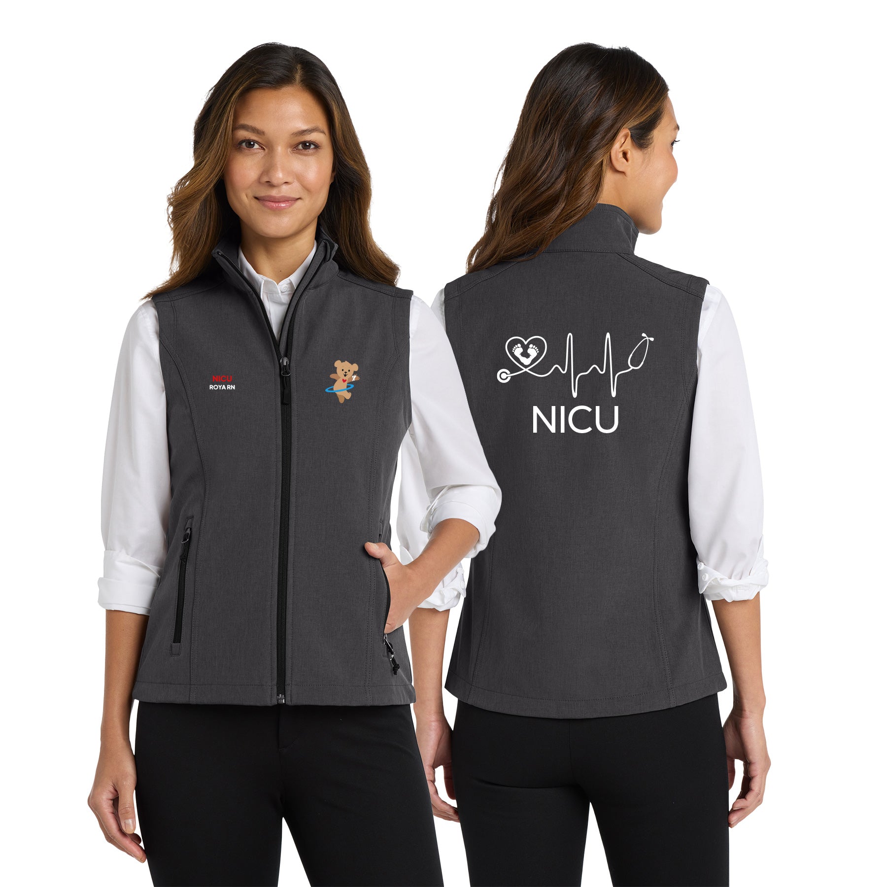 RADY NICU PORT AUTHORITY LADIES CORE SOFT SHELL VEST