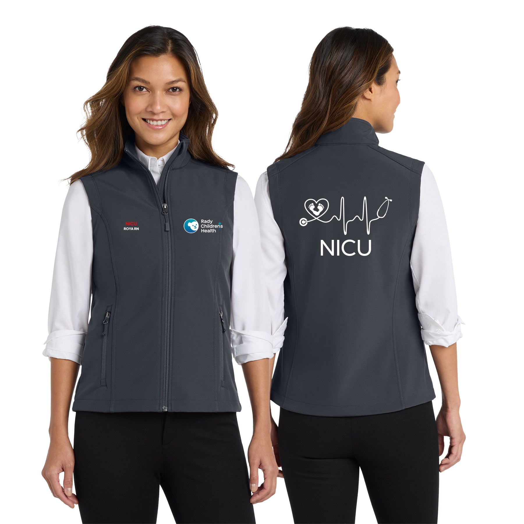RADY NICU PORT AUTHORITY LADIES CORE SOFT SHELL VEST
