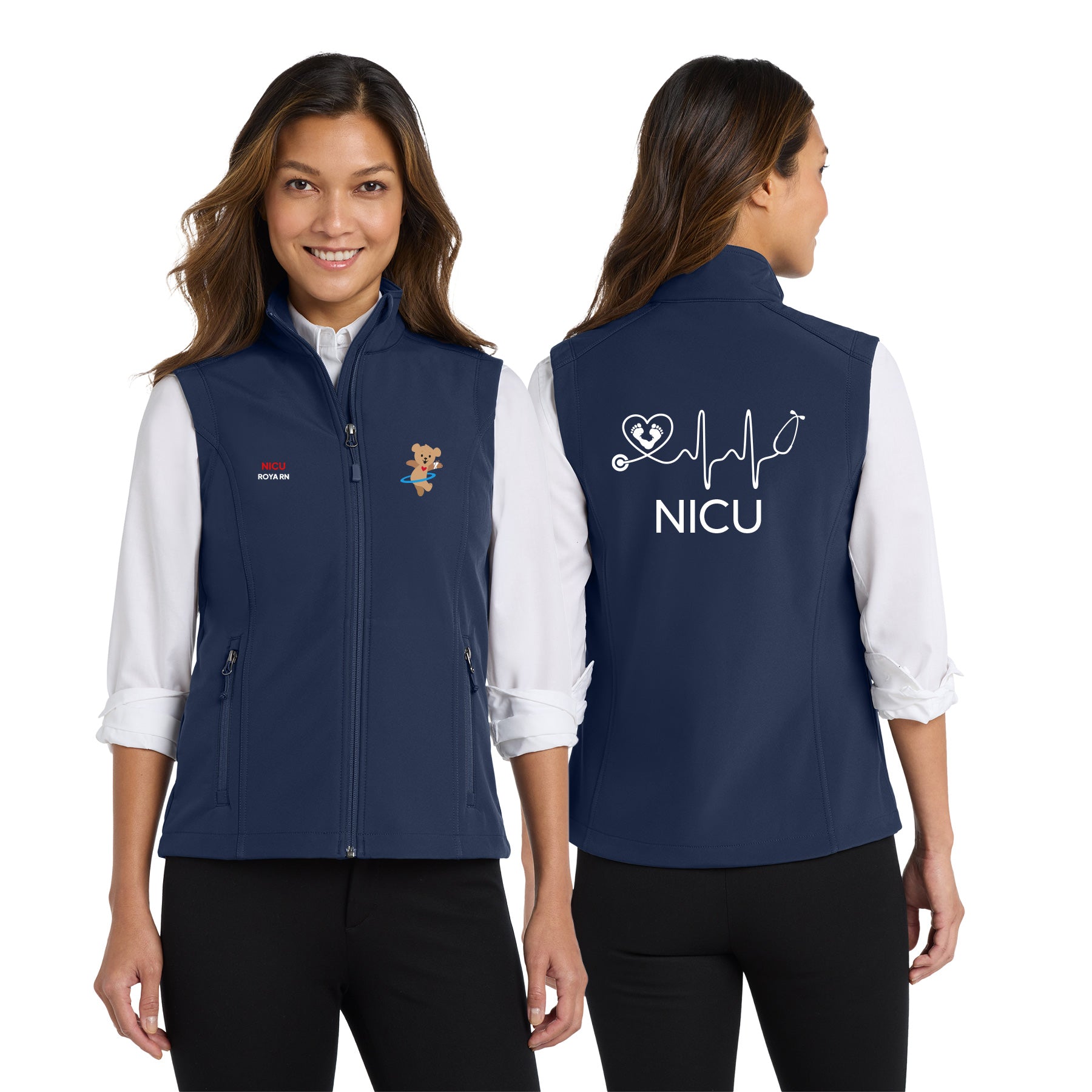 RADY NICU PORT AUTHORITY LADIES CORE SOFT SHELL VEST