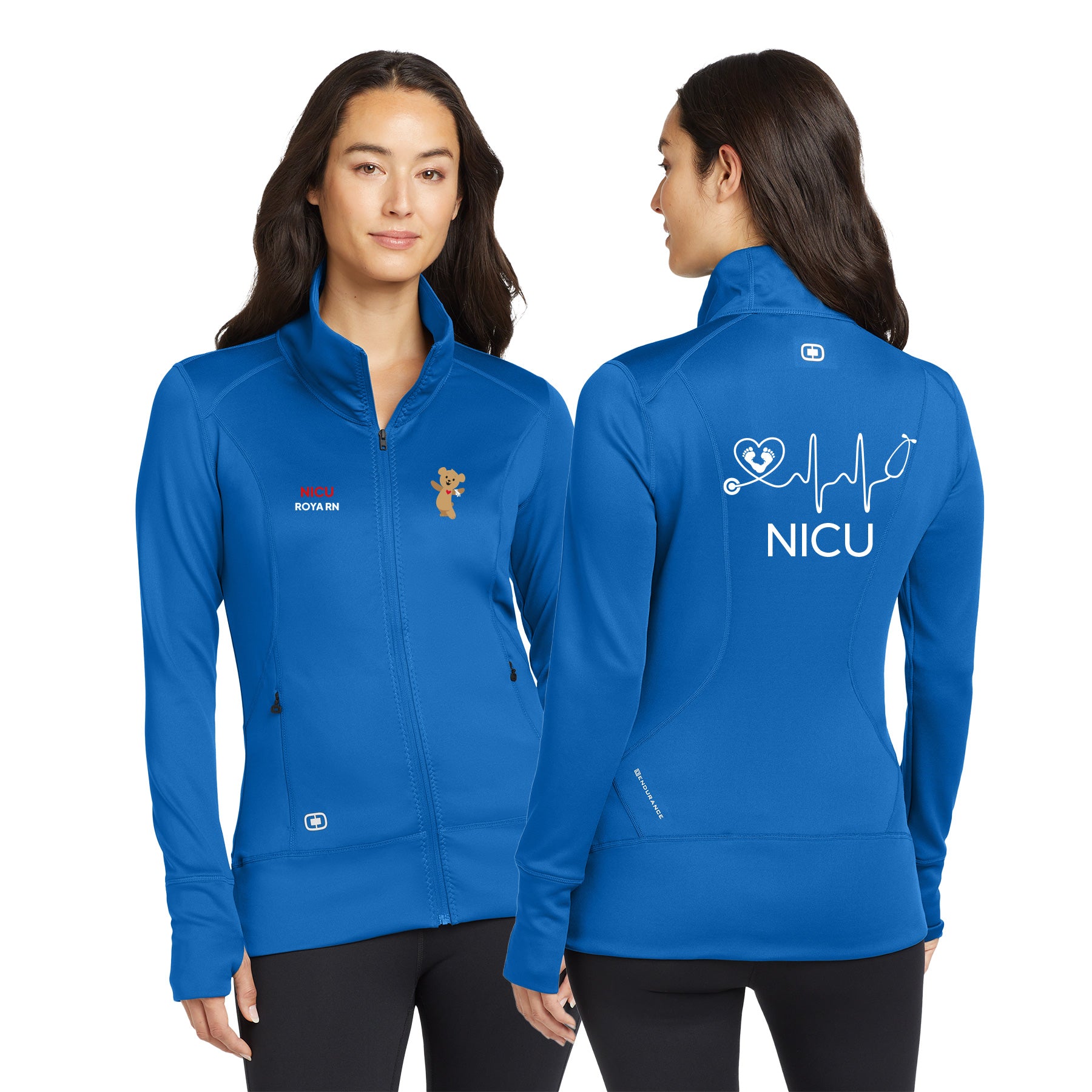 RADY NICU LEFT CHEST BLOCK OGIO ENDURANCE LADIES FULCRUM FULL-ZIP