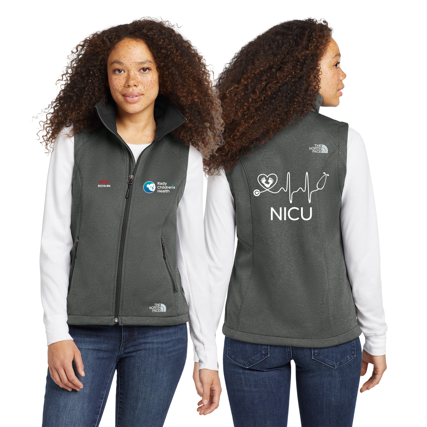 RADY NICU THE NORTH FACE WOMEN'S RIDGEWALL SOFT SHELL VEST