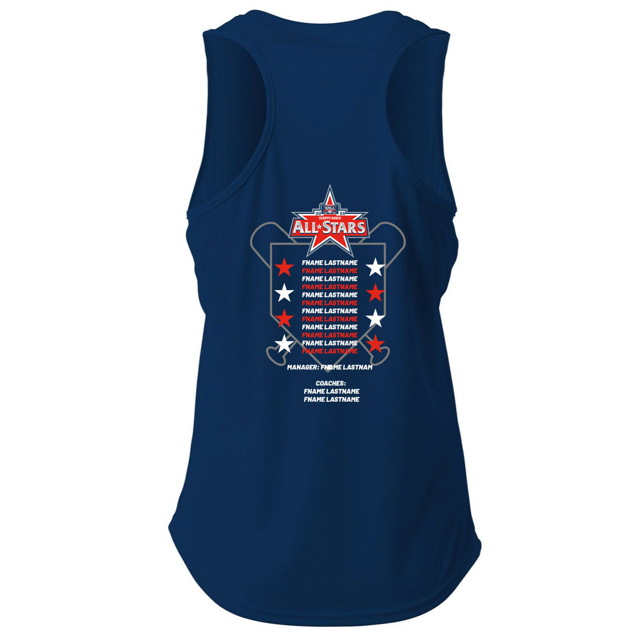 2025 SRLL ALL-STARS LOGO COOLING PERFORMANCE CREW - WOMEN'S