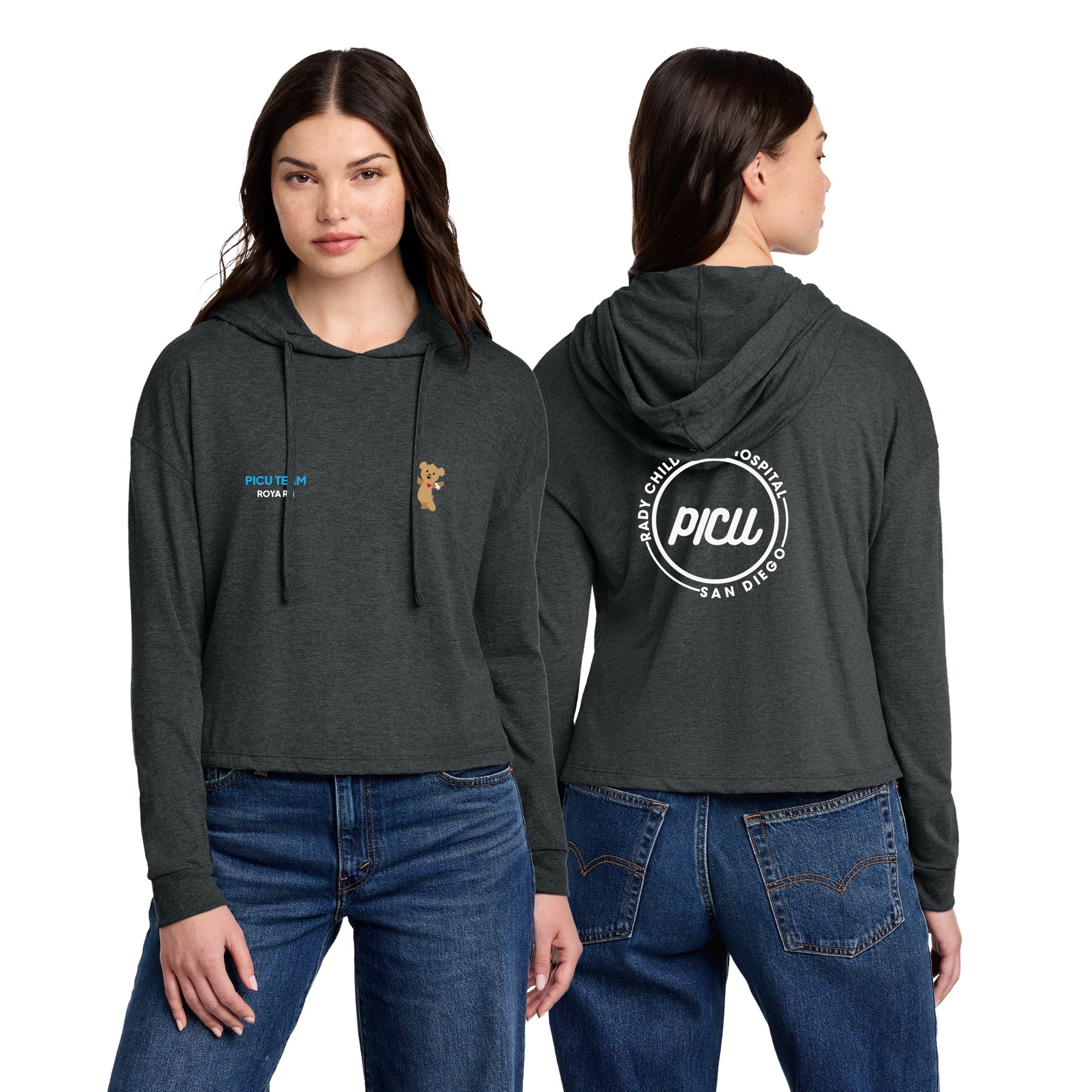 PICU Women's Midi Long Sleeve Hoodie