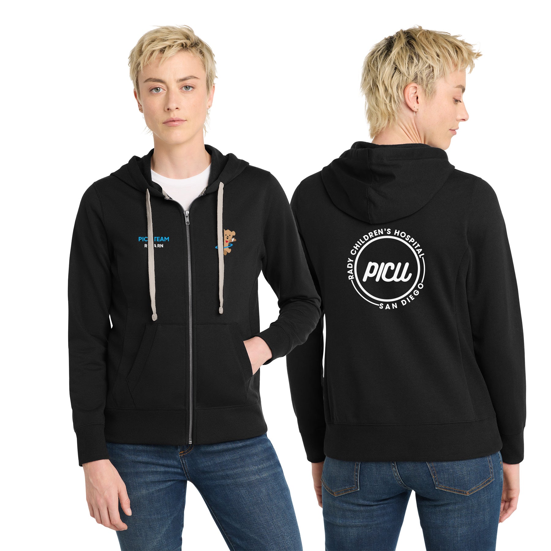 PICU Women's Full-Zip Hoodie