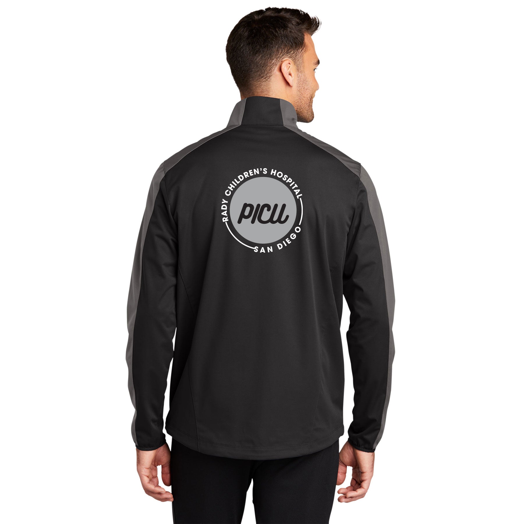RADY'S PICU PORT AUTHORITY ACTIVE COLORBLOCK SOFT SHELL JACKET