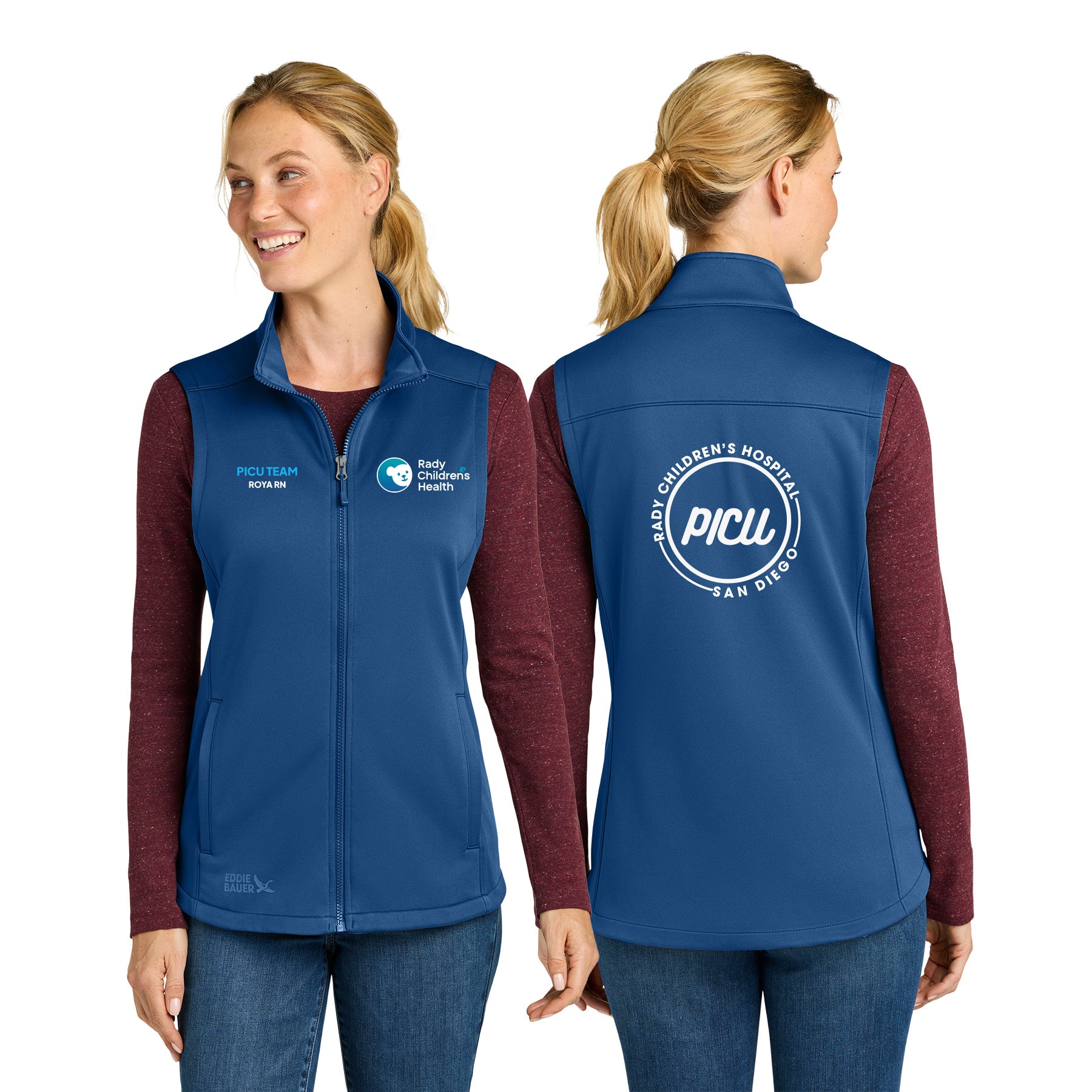 PICU Eddie Bauer WomenÕs Smooth Mid Layer Fleece Vest