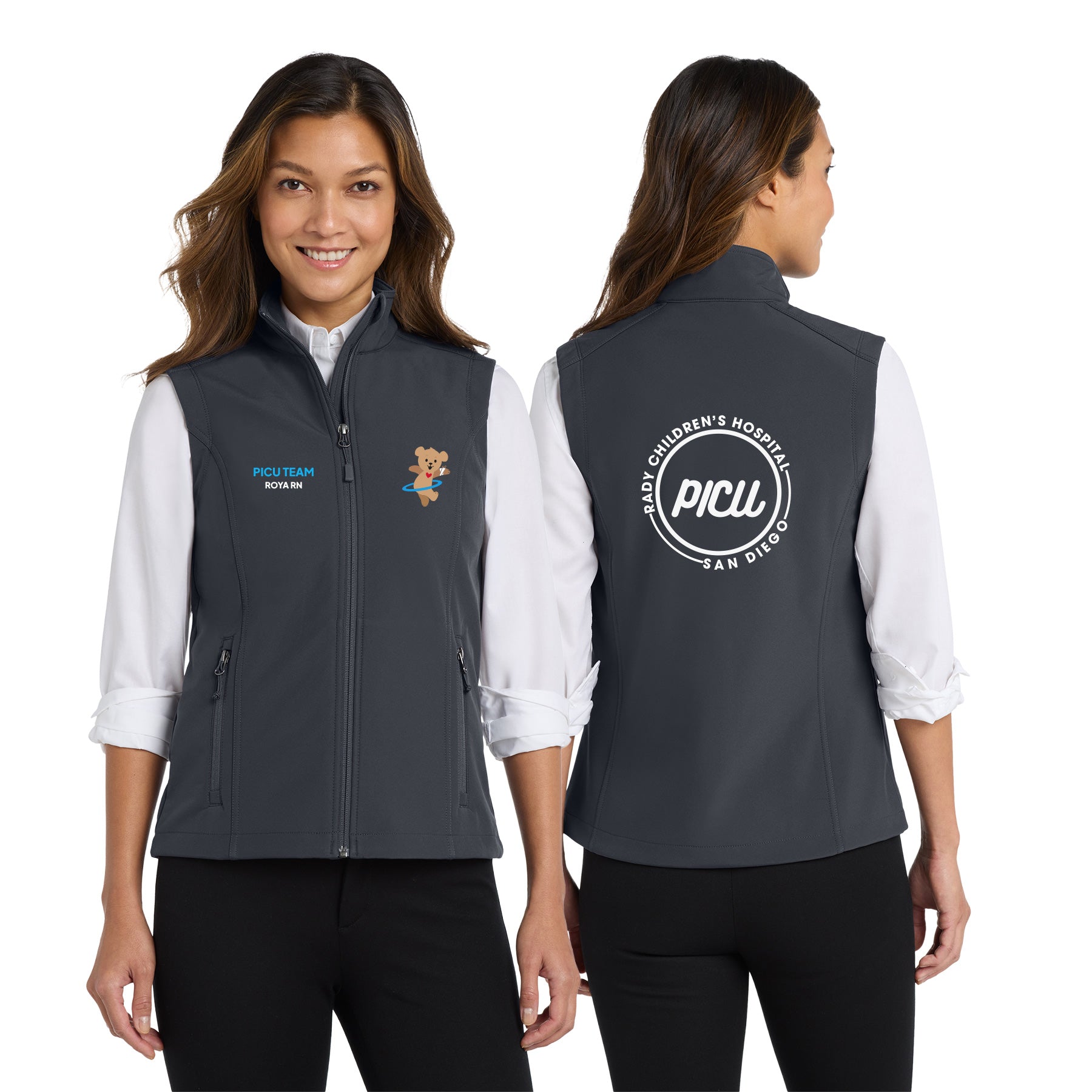 PICU Port Authority Ladies Core Soft Shell Vest