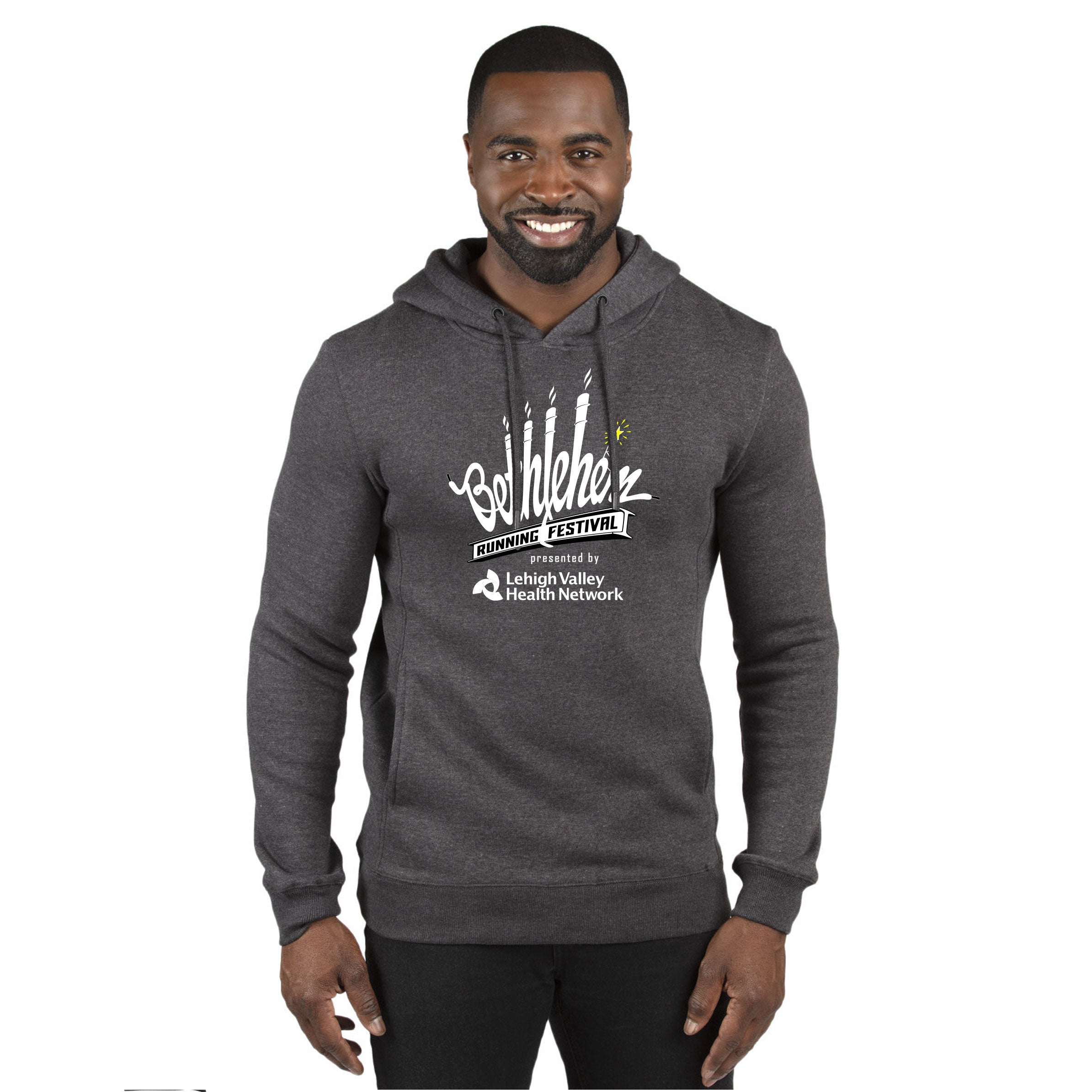 BETHLEHEM RUNNING FESTIVAL LOGO ULTIMATE FLEECE PULLOVER HOODED SWEATSHIRT