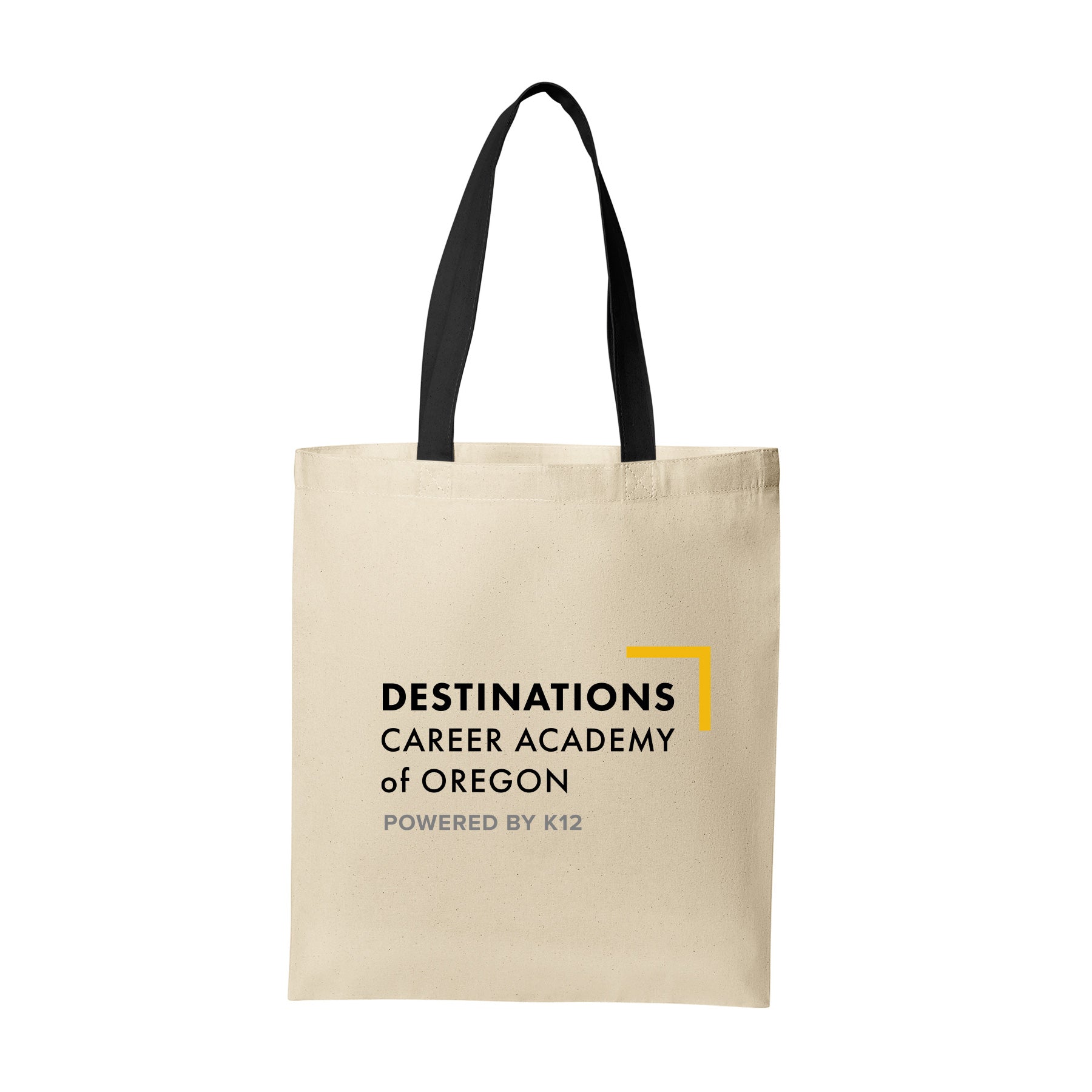 DESTINATIONS CAREER ACADEMY LOGO CORE COTTON TOTE