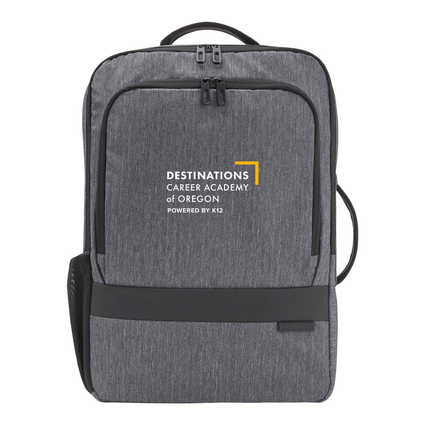 DESTINATIONS CAREER ACADEMY LOGO LEEMAN VERSA COMPU BACKPACK