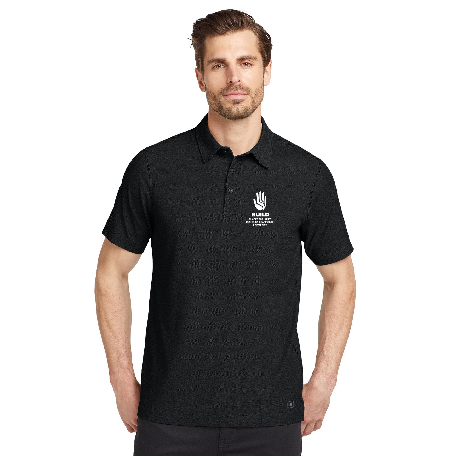 BUILD LOGO ONYX POLO - EMBROIDERED