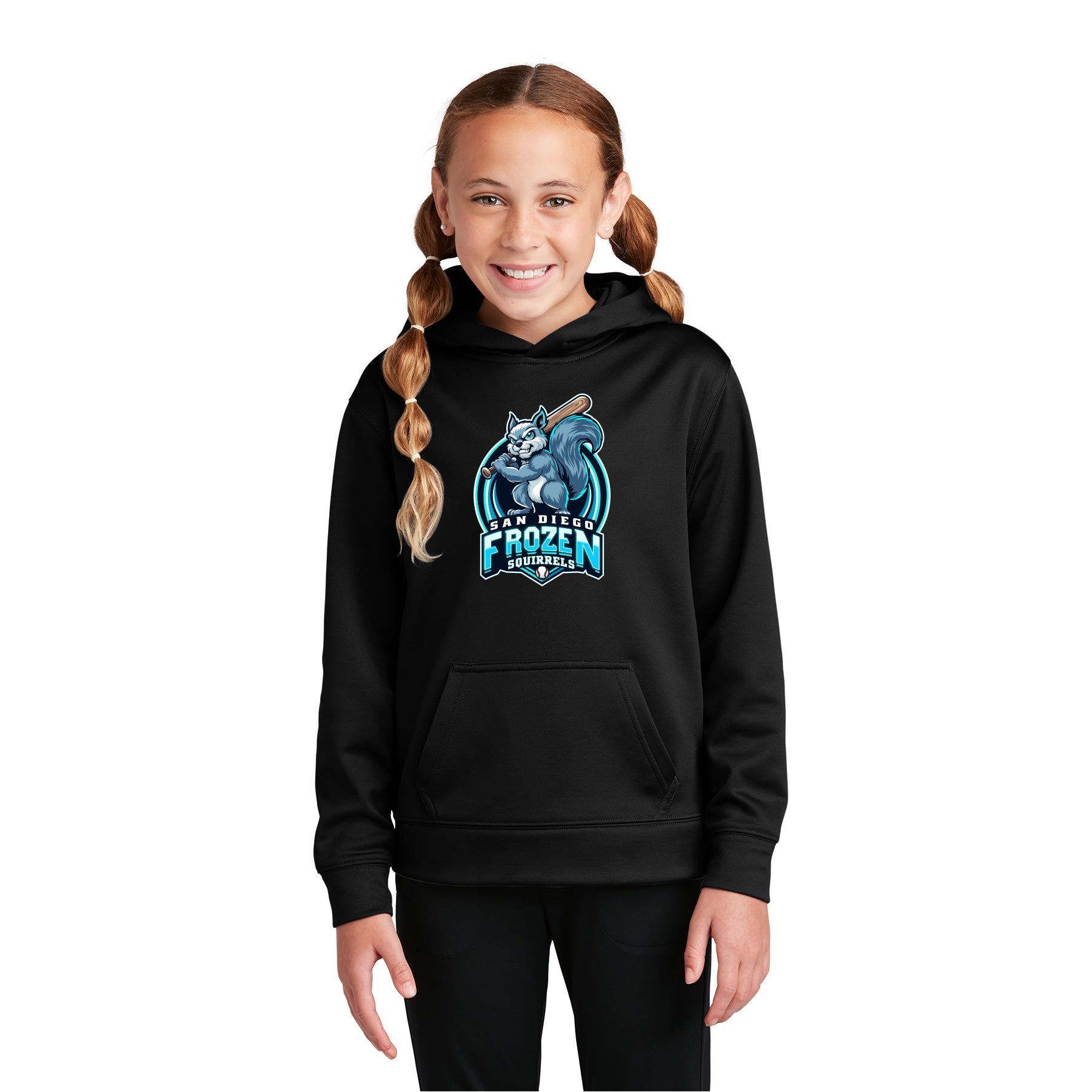 FROZEN SQUIRRELS SHIELD PERFORMANCE HOODED SWEATSHIRT