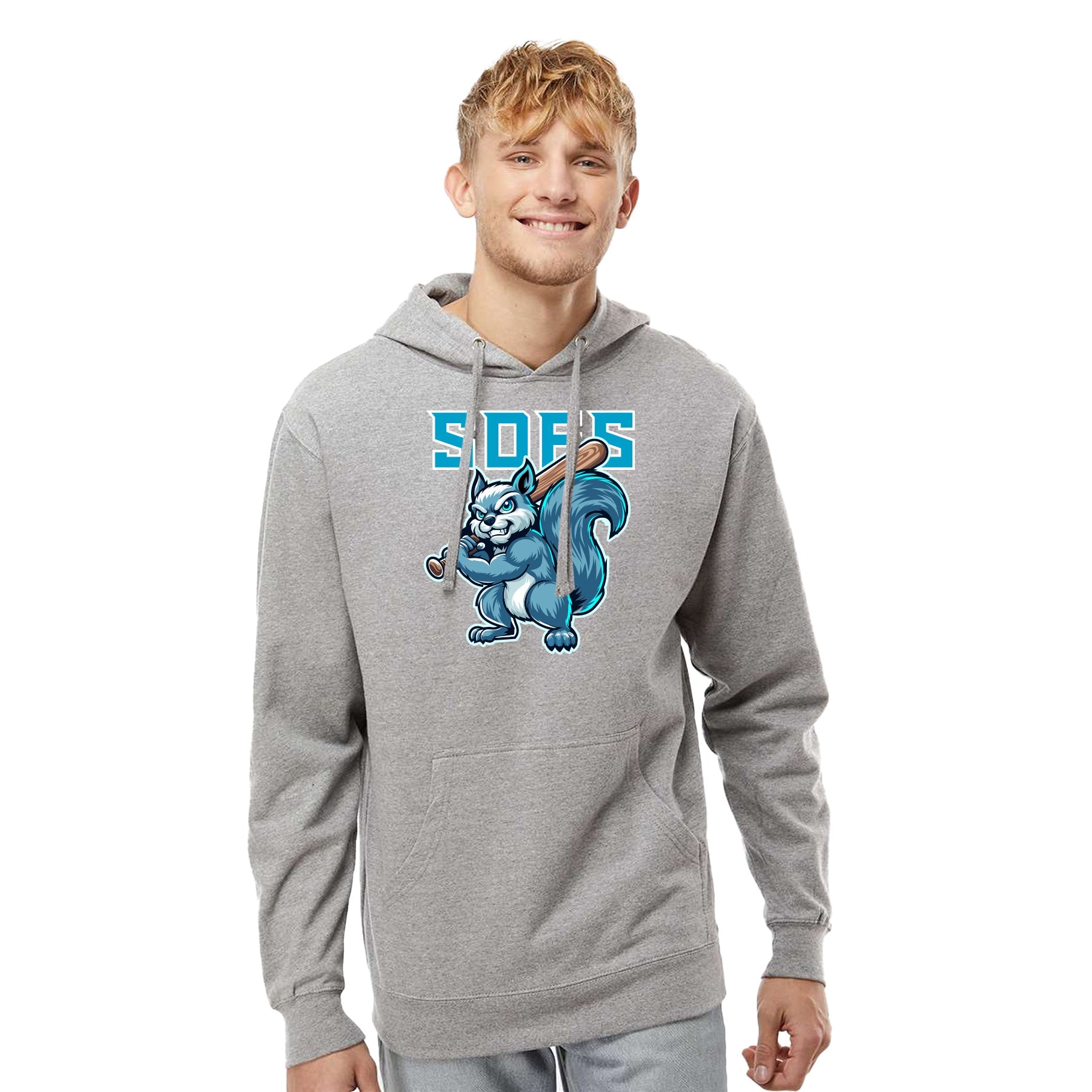 FROZEN SQUIRRELS LOGO MIDWEIGHT HOODED SWEATSHIRT