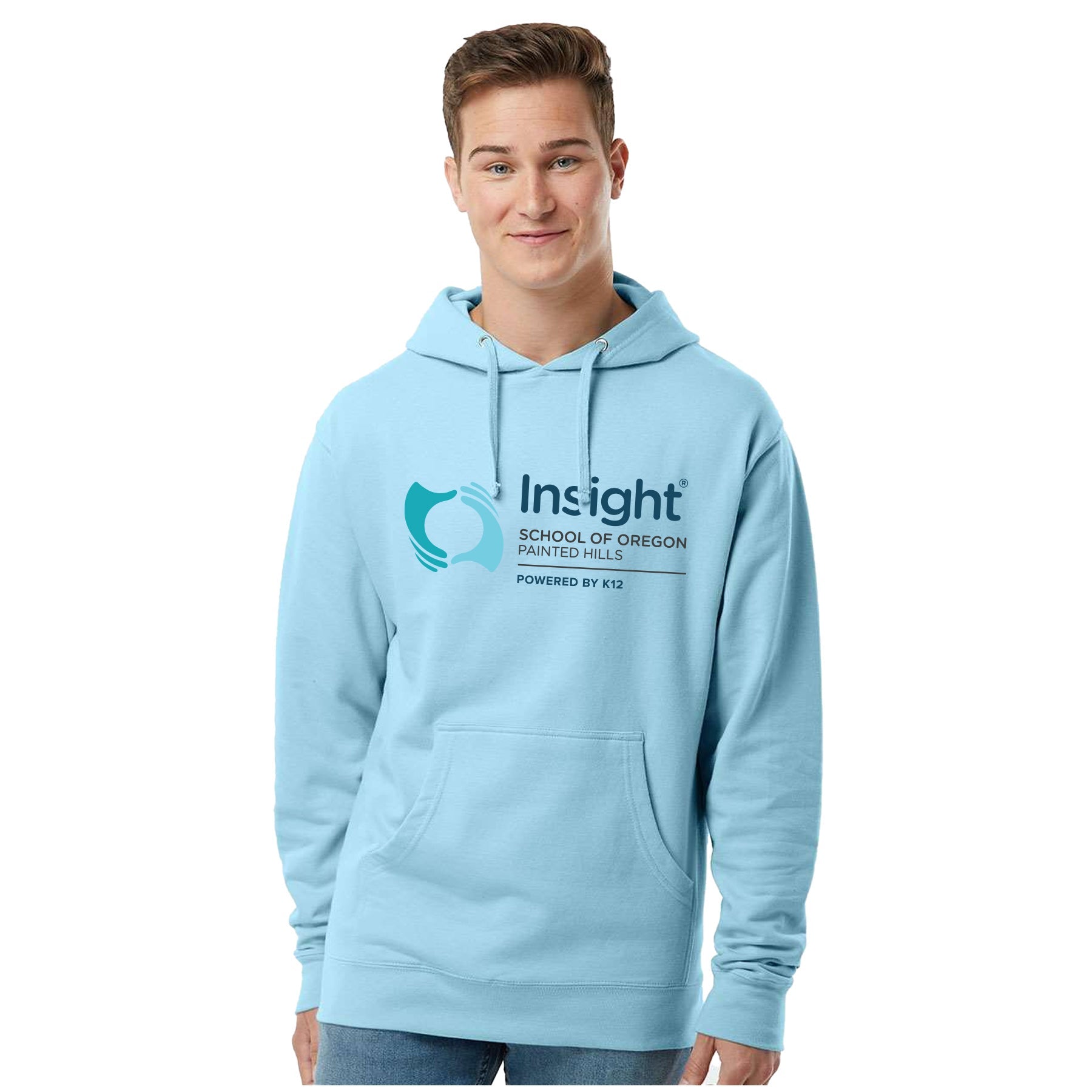 INSIGHT SCHOOL OF OREGON LOGO MIDWEIGHT HOODED SWEATSHIRT