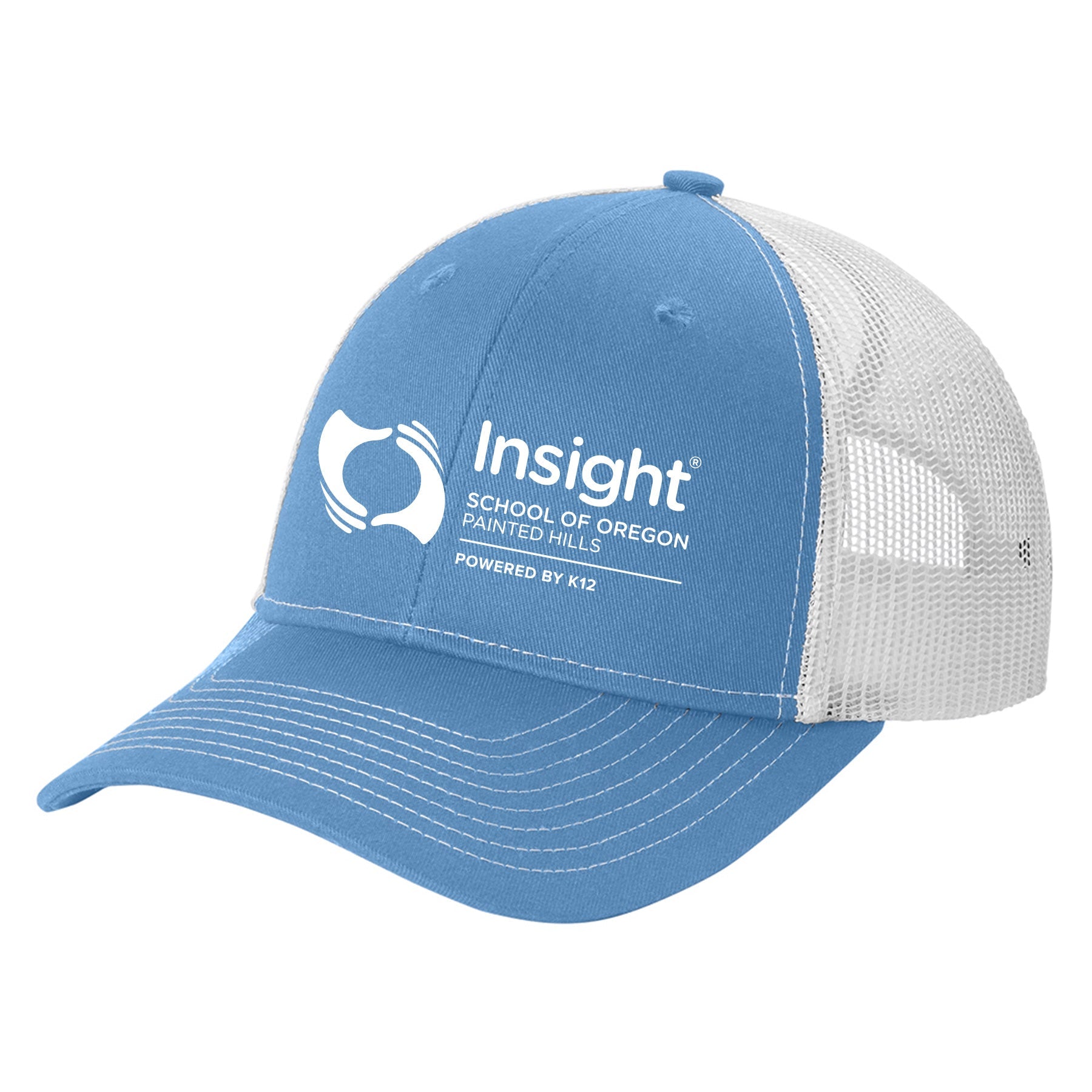 INSIGHT SCHOOL OF OREGON LOGO SNAPBACK PONYTAIL TRUCKER CAP