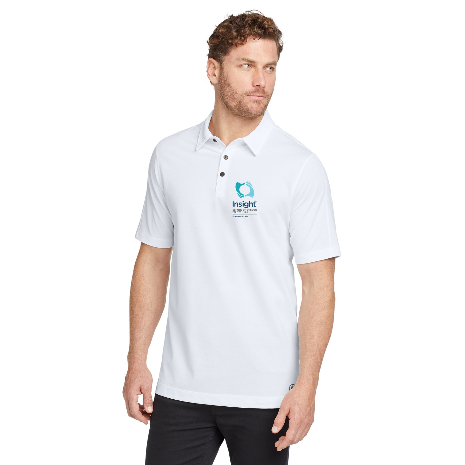 INSIGHT SCHOOL OF OREGON LOGO ONYX POLO - EMBROIDERED