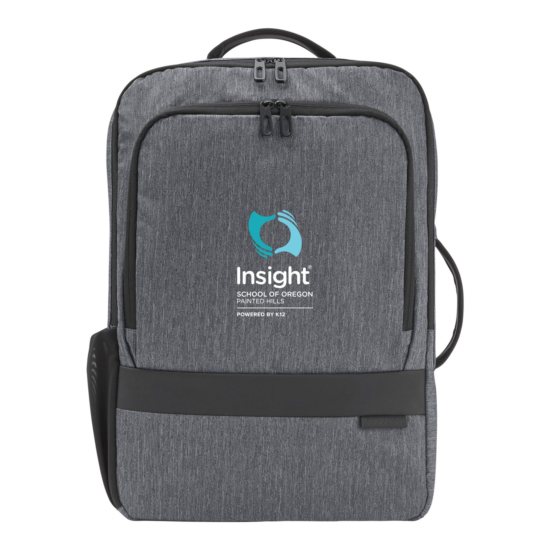 INSIGHT SCHOOL OF OREGON LOGO LEEMAN VERSA COMPU BACKPACK