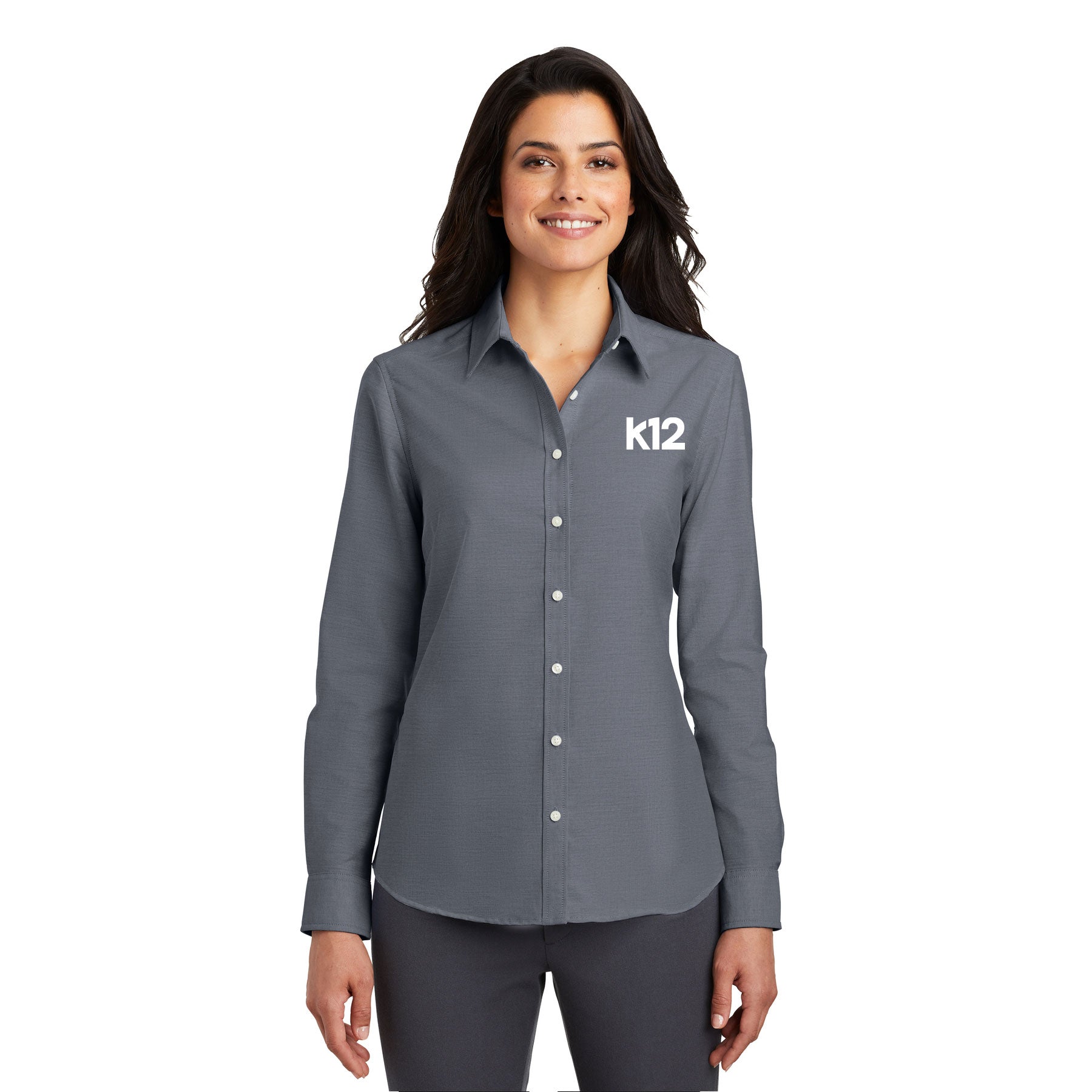 K12 LOGO SUPERPRO OXFORD SHIRT