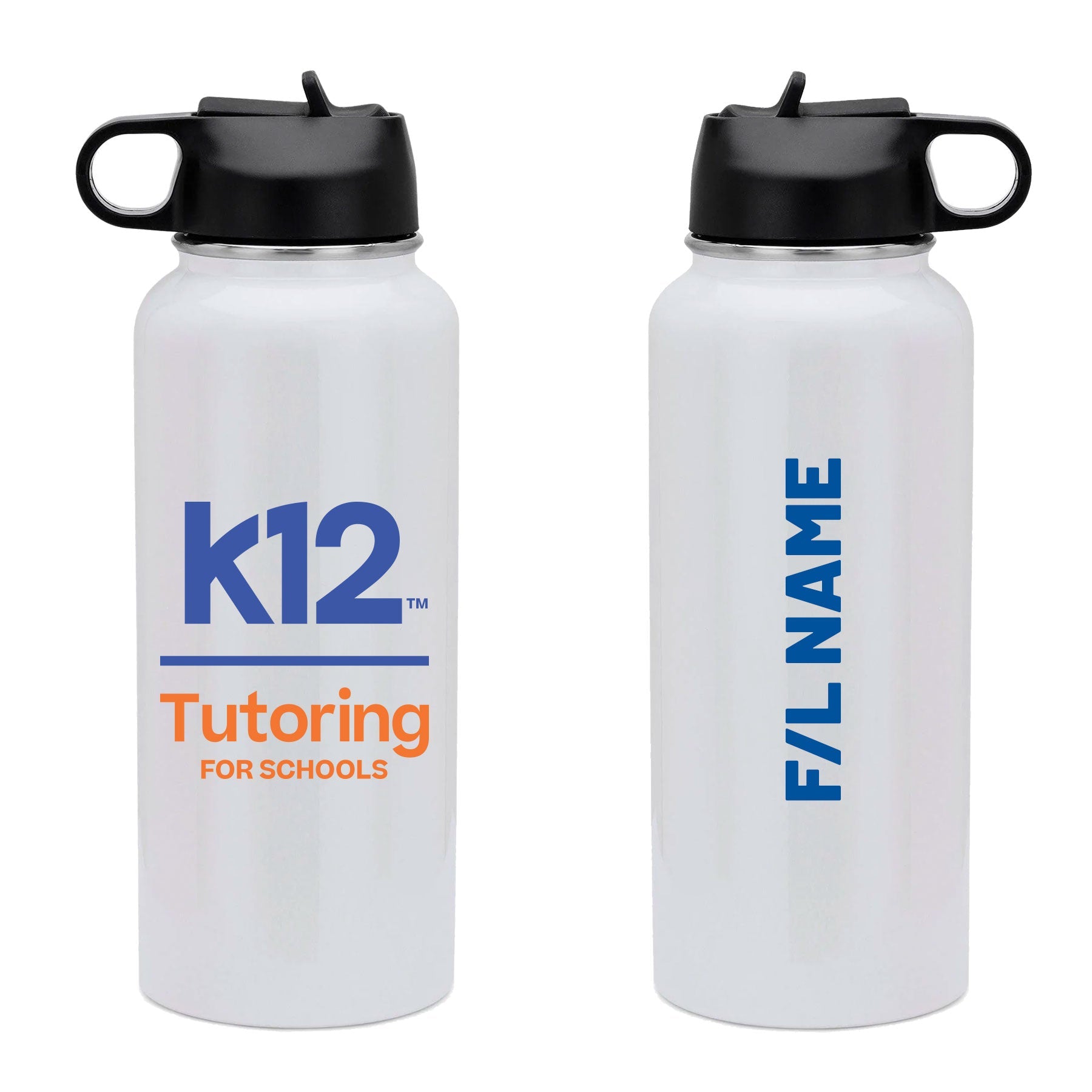 K12 TUTORING FOR SCHOOLS LOGO 32OZ HYDRO WATER BOTTLE - SUBLIMATION