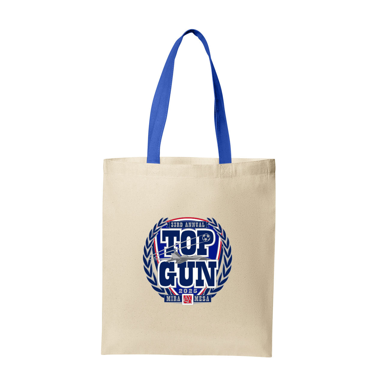 TOP GUN 25 CREST CORE COTTON TOTE