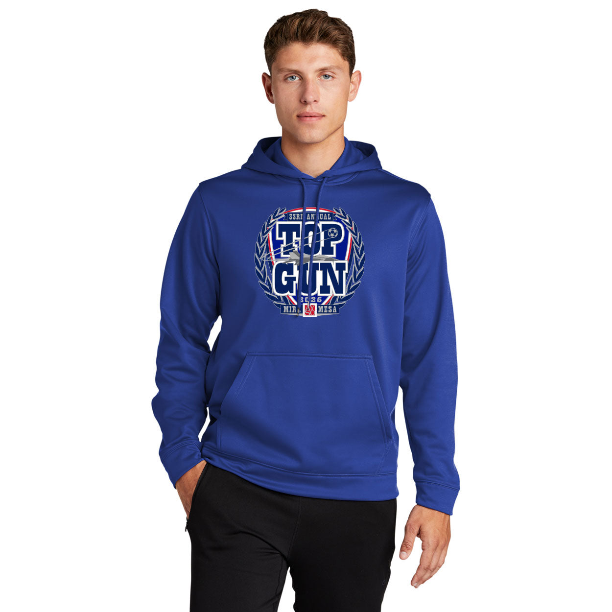 TOP GUN 25 CREST PERFORMANCE HOODED SWEATSHIRT