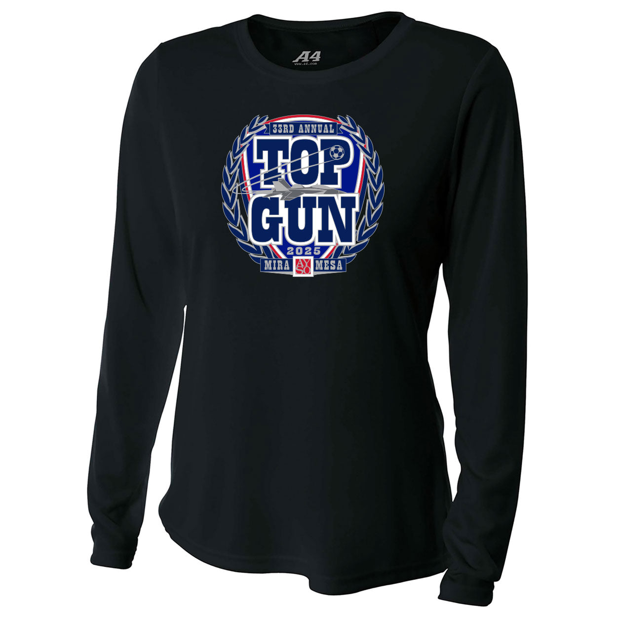 TOP GUN 25 CREST PERFORMANCE LONG SLEEVE TEE