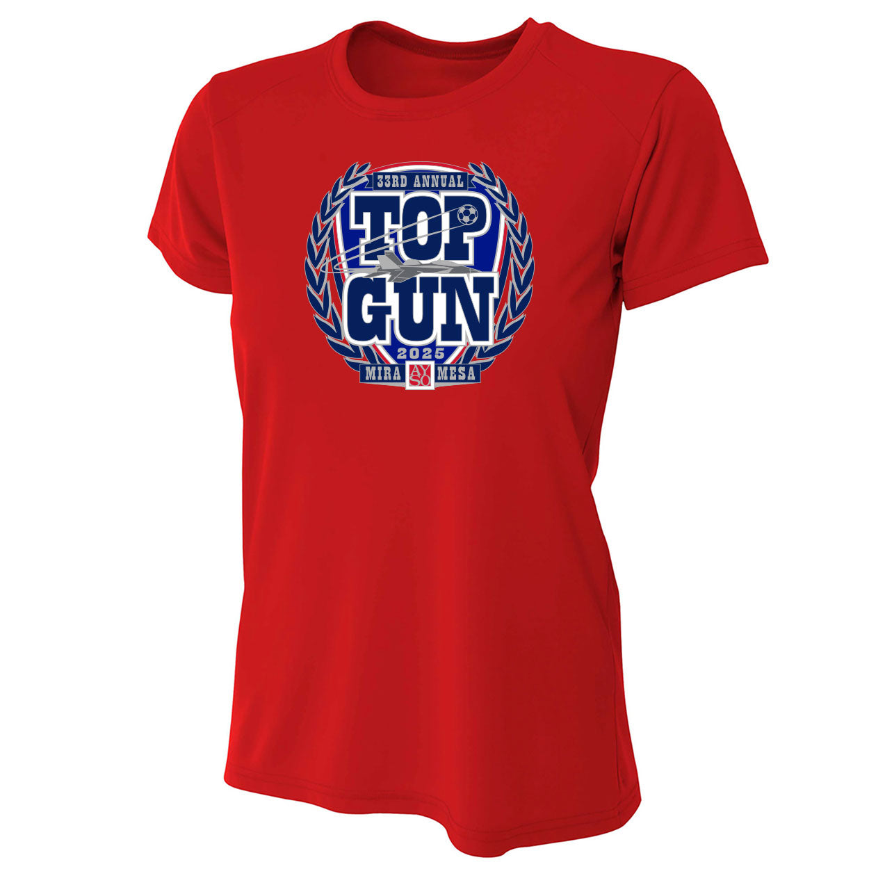 TOP GUN 25 CREST PERFORMANCE SHORT SLEEVE TEE