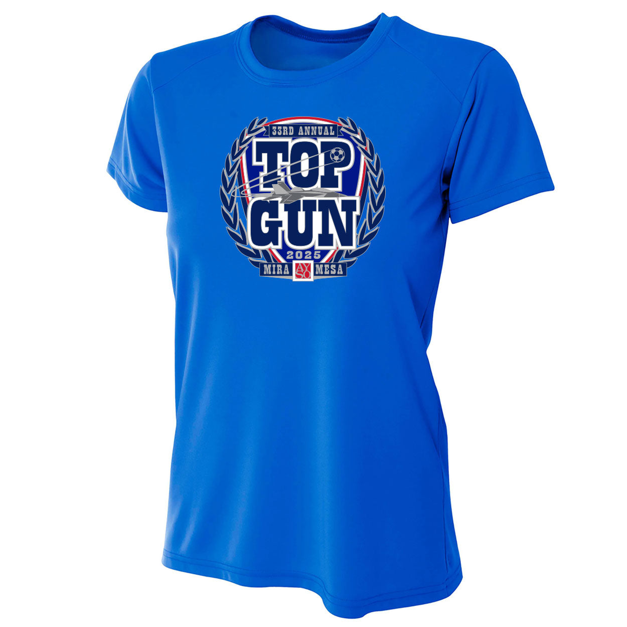 TOP GUN 25 CREST PERFORMANCE SHORT SLEEVE TEE