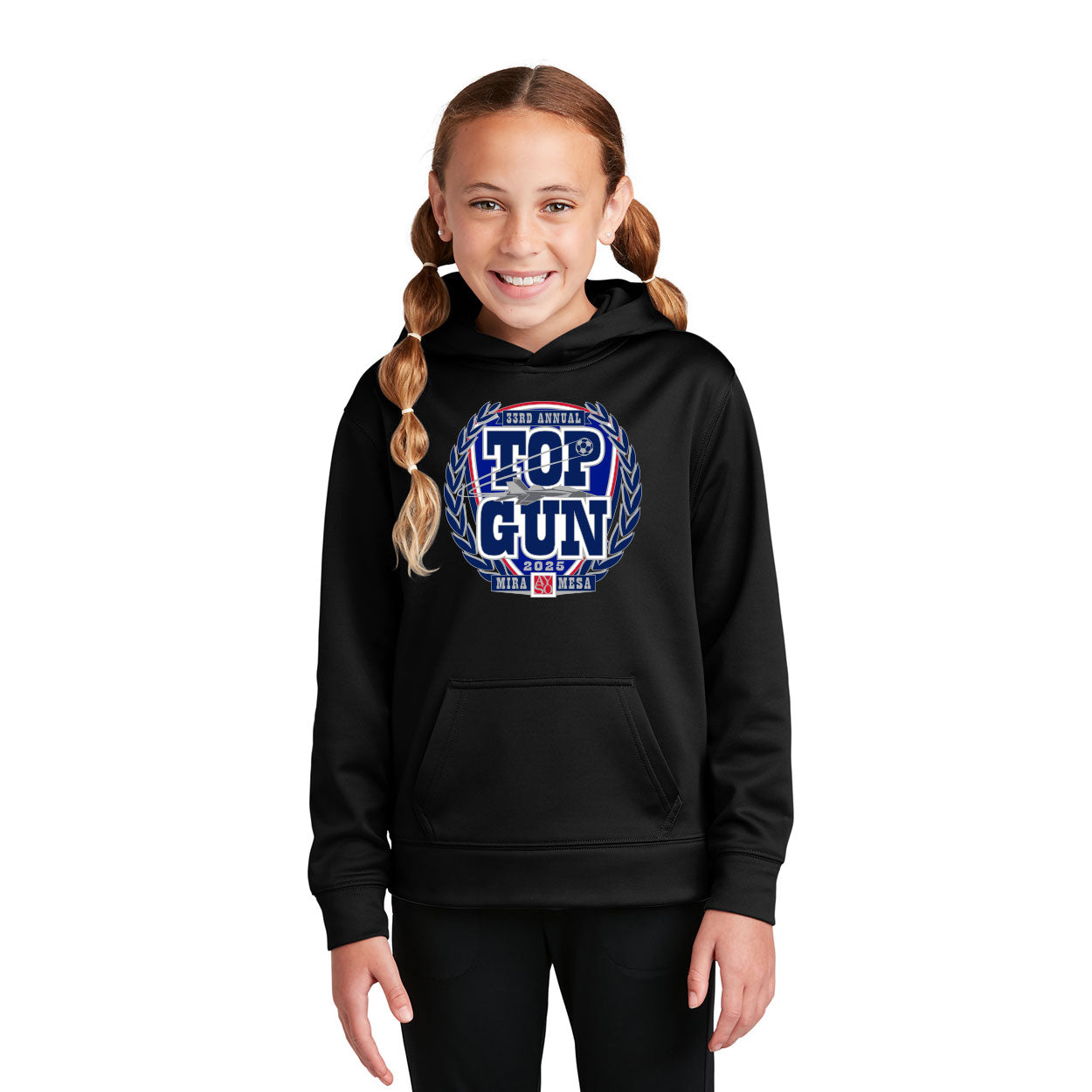 TOP GUN 25 CREST PERFORMANCE HOODED SWEATSHIRT