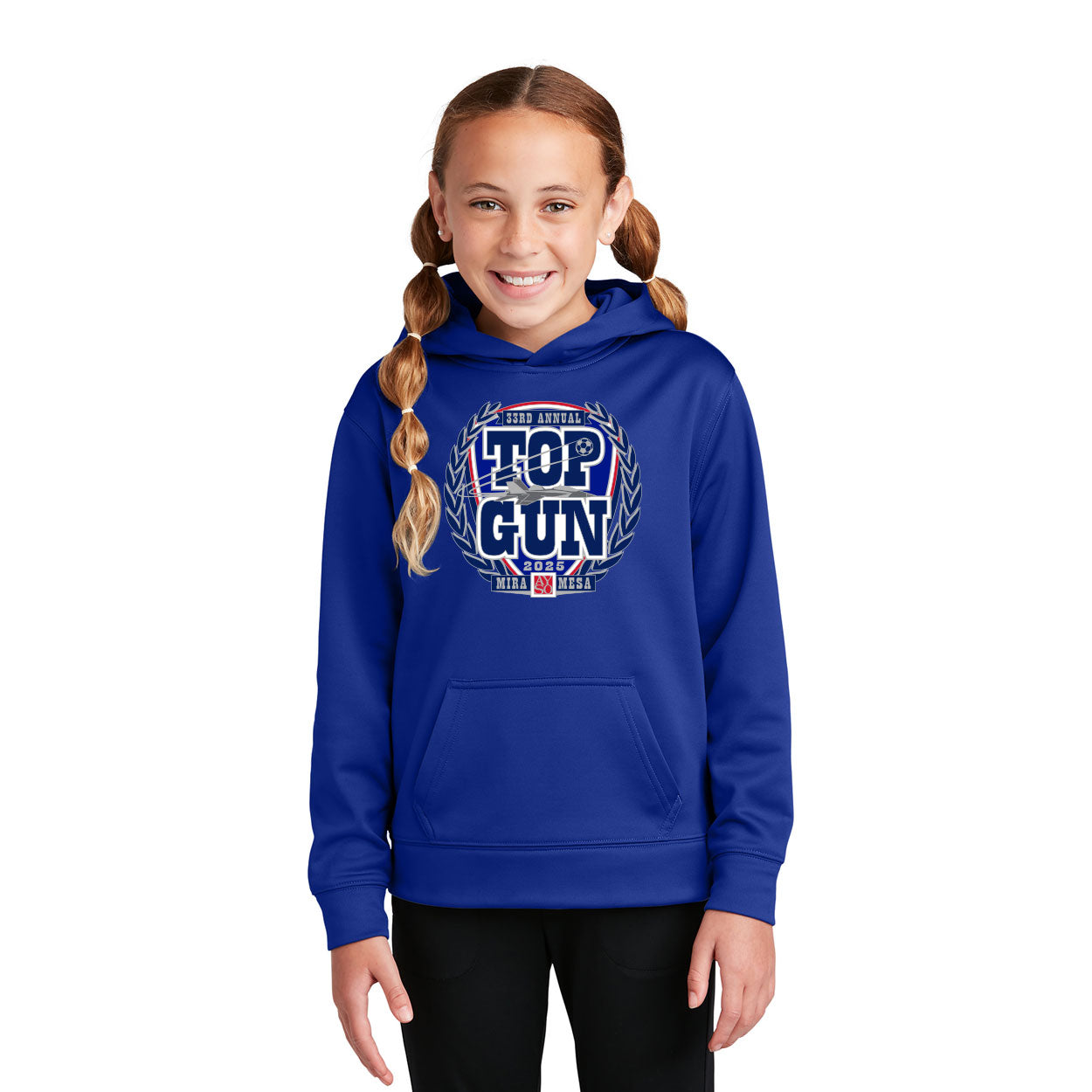 TOP GUN 25 CREST PERFORMANCE HOODED SWEATSHIRT