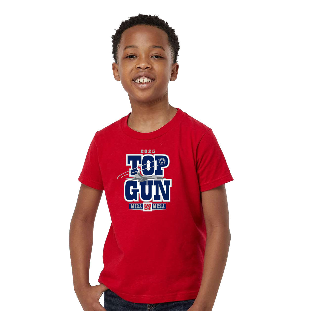TOP GUN 25 TEXT T-SHIRT