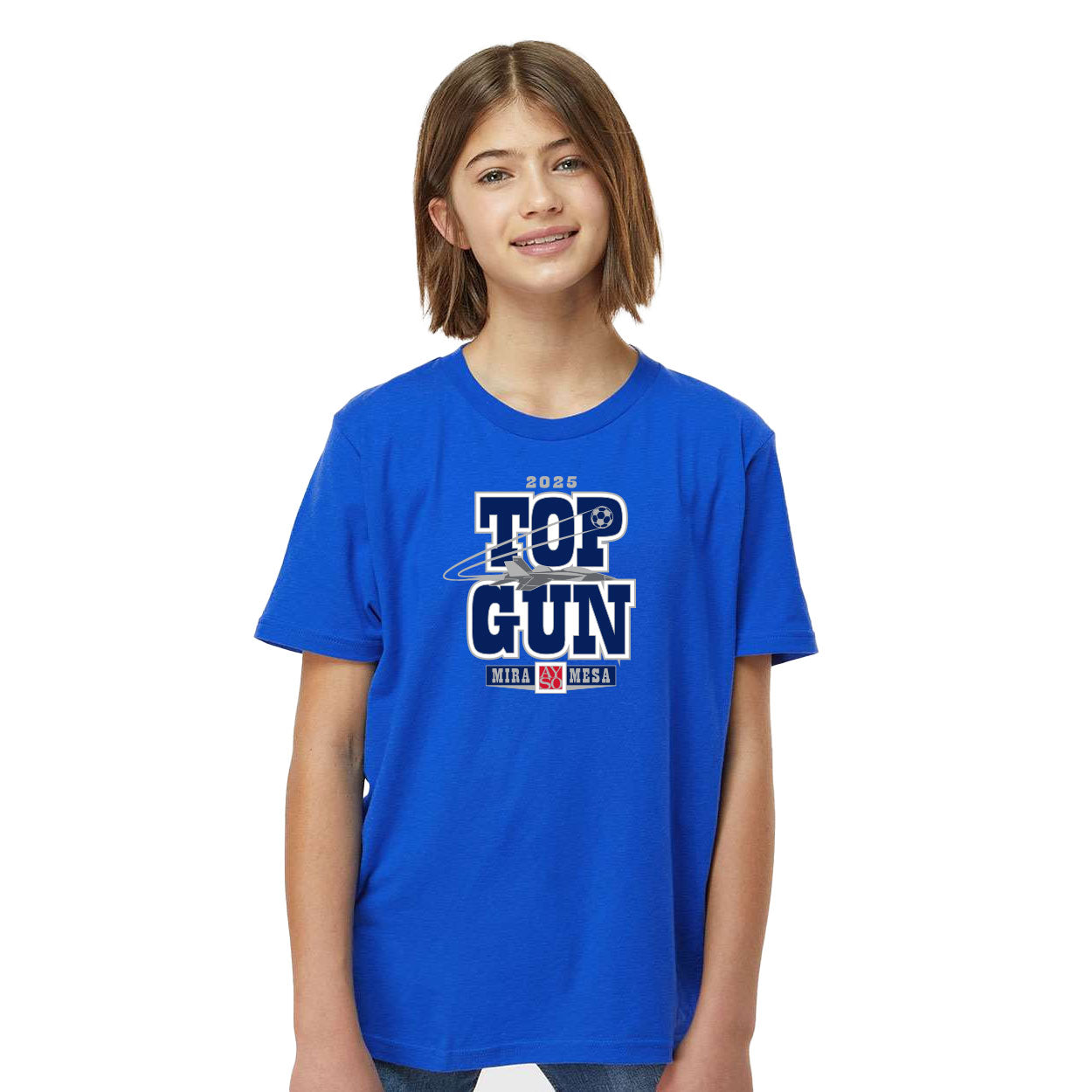 TOP GUN 25 TEXT T-SHIRT